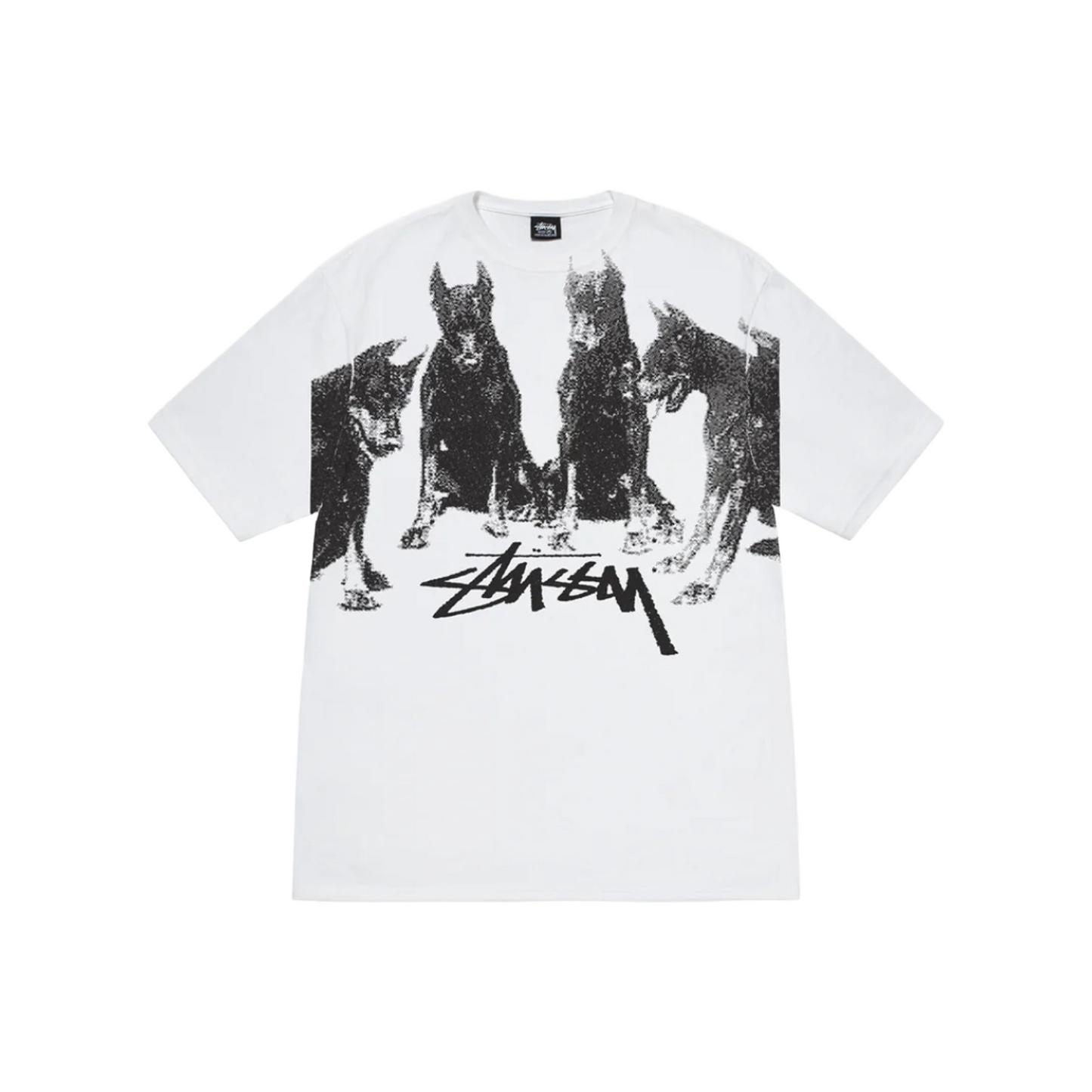 Stüssy Dobermans Tee White (SS24)