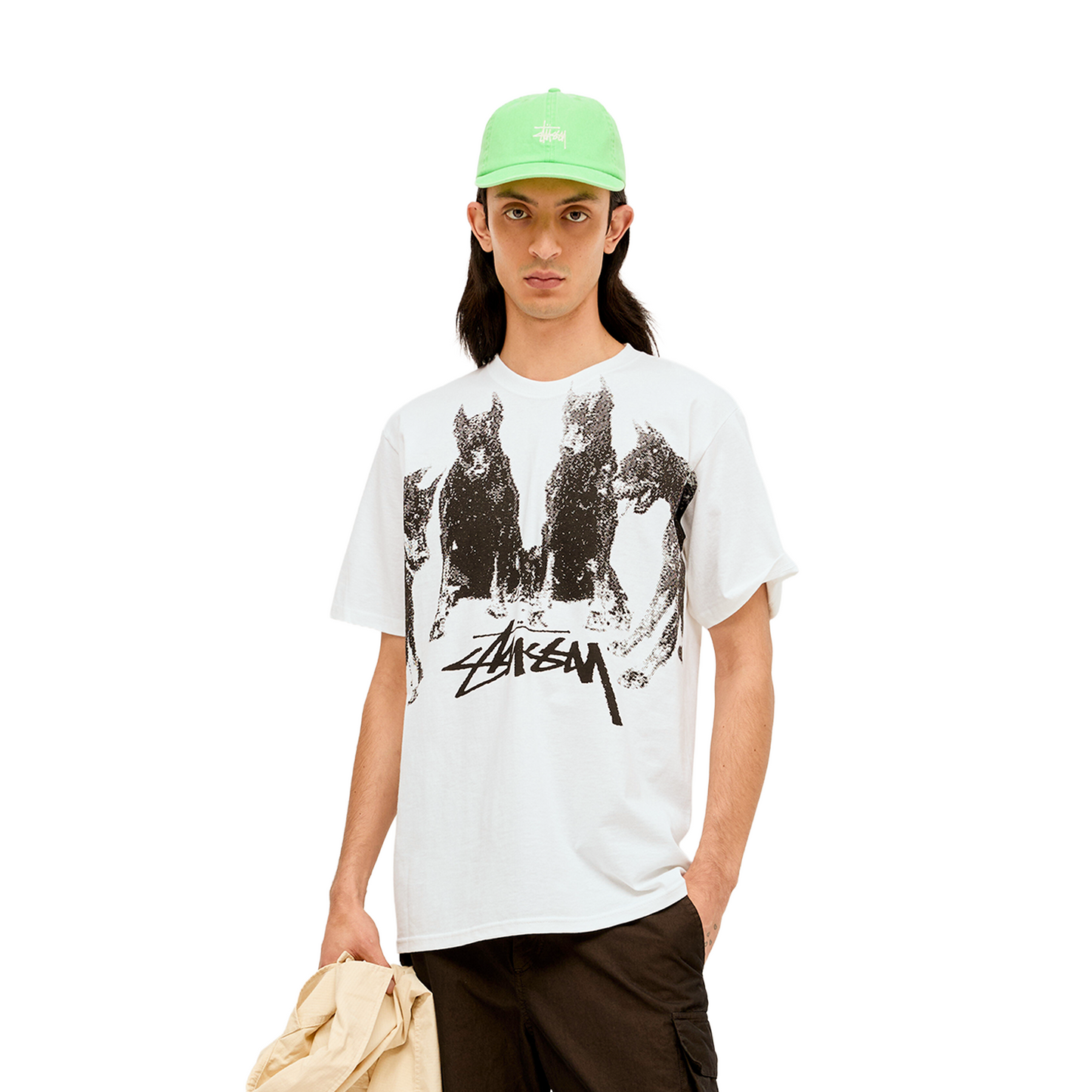 Stüssy Dobermans Tee White (SS24)