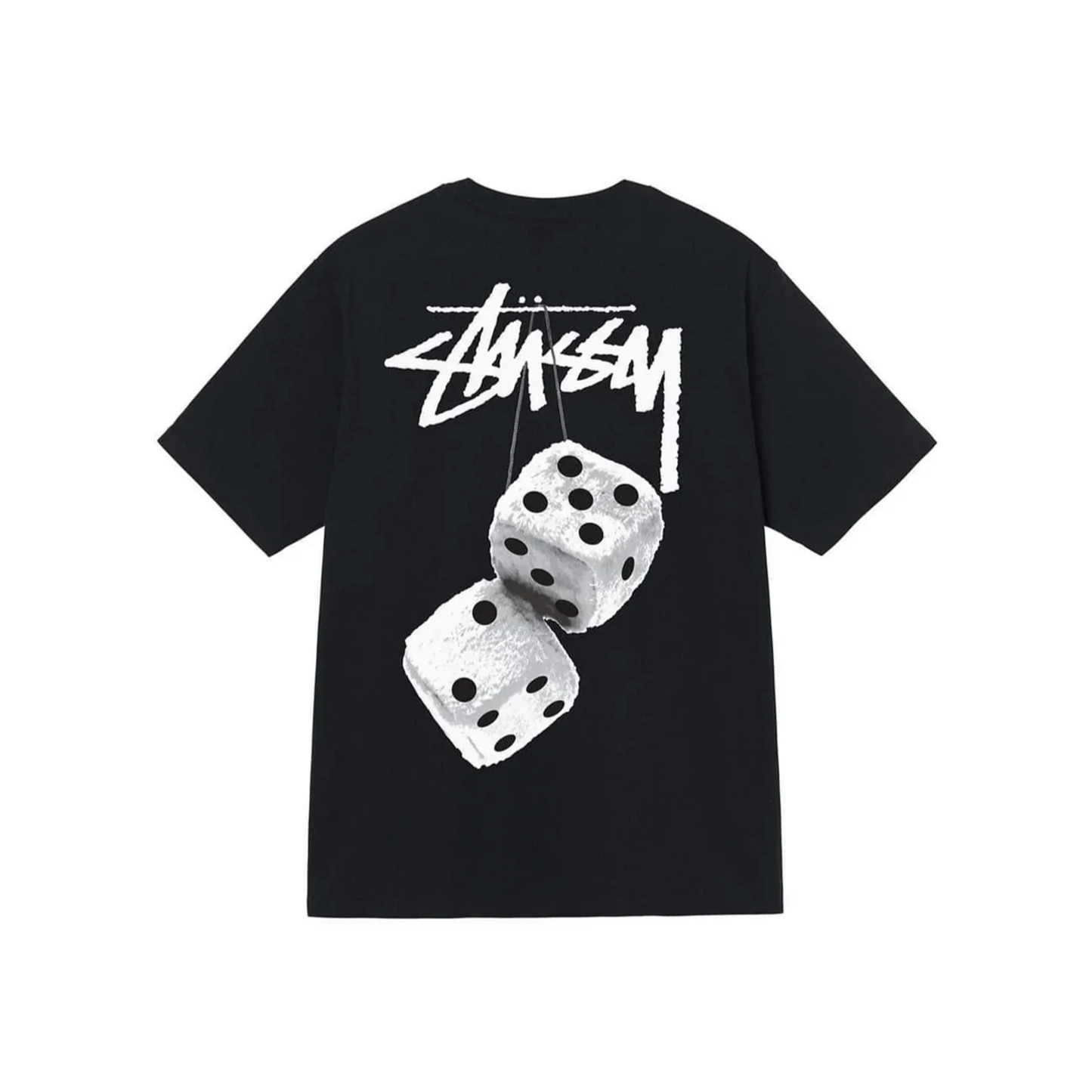 Stüssy Fuzzy Dice Tee Black (SS22)