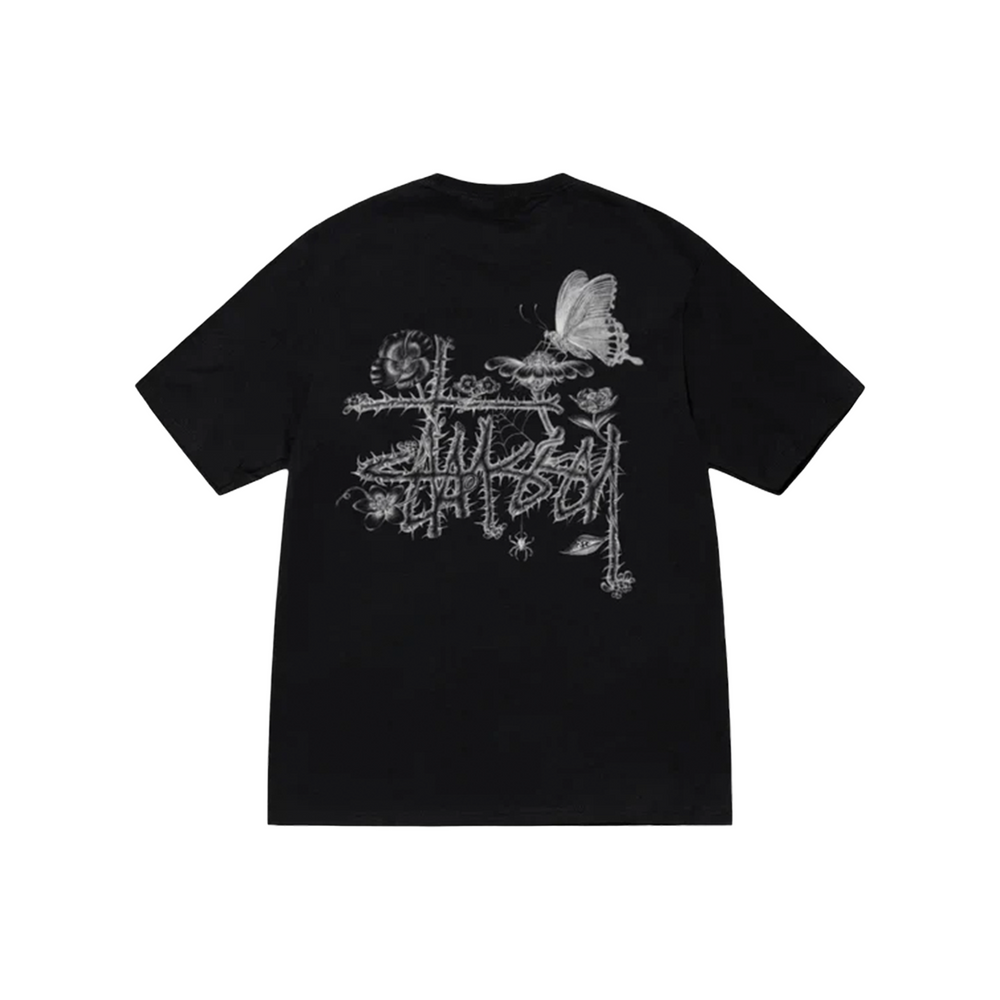 Stüssy In Bloom Tee Black (SS25)