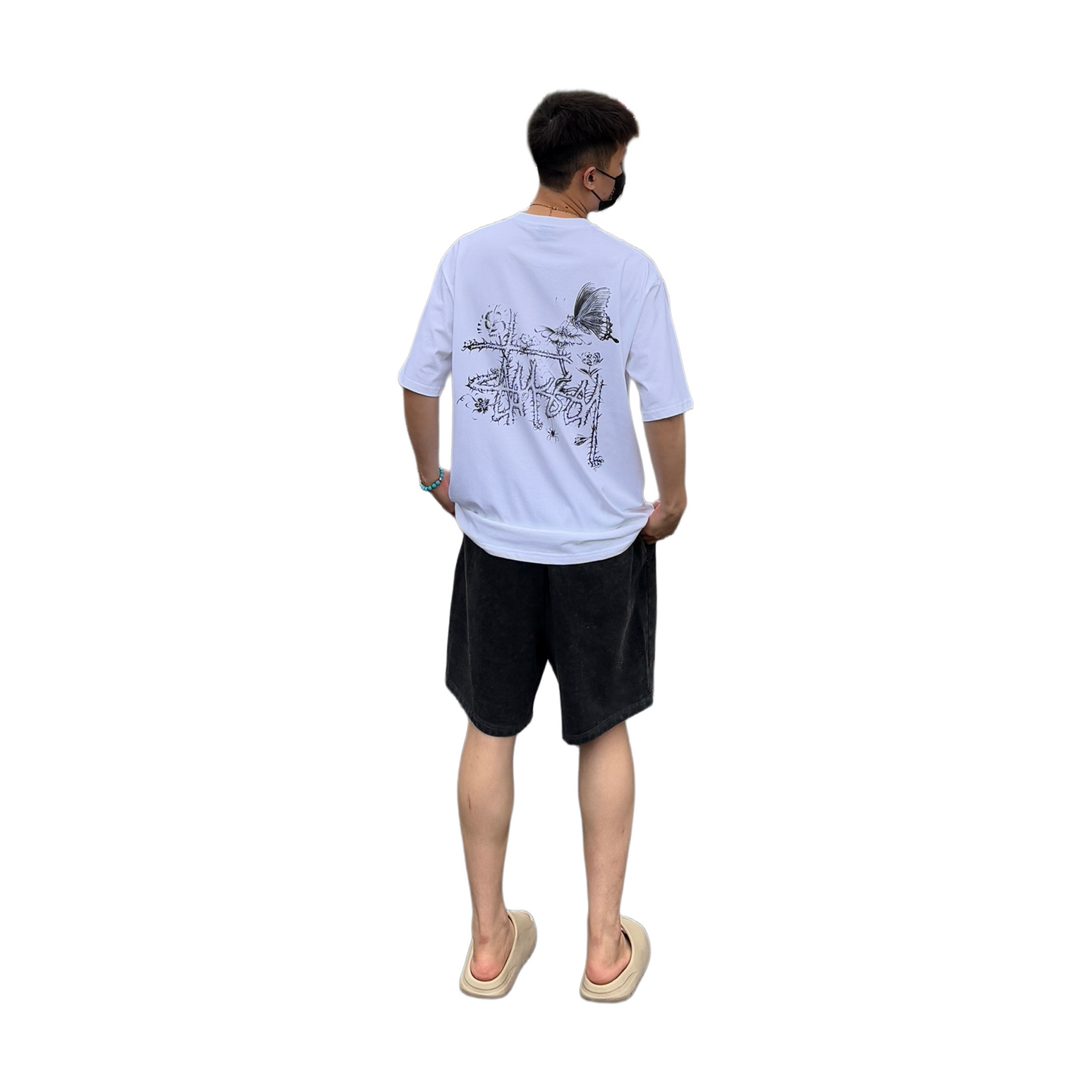Stüssy In Bloom Tee White (SS25)