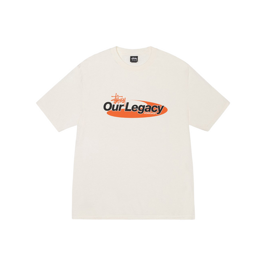 Stüssy Our Legacy Work Shop Swirl Pigment Dyed Tee Natural (SS25)