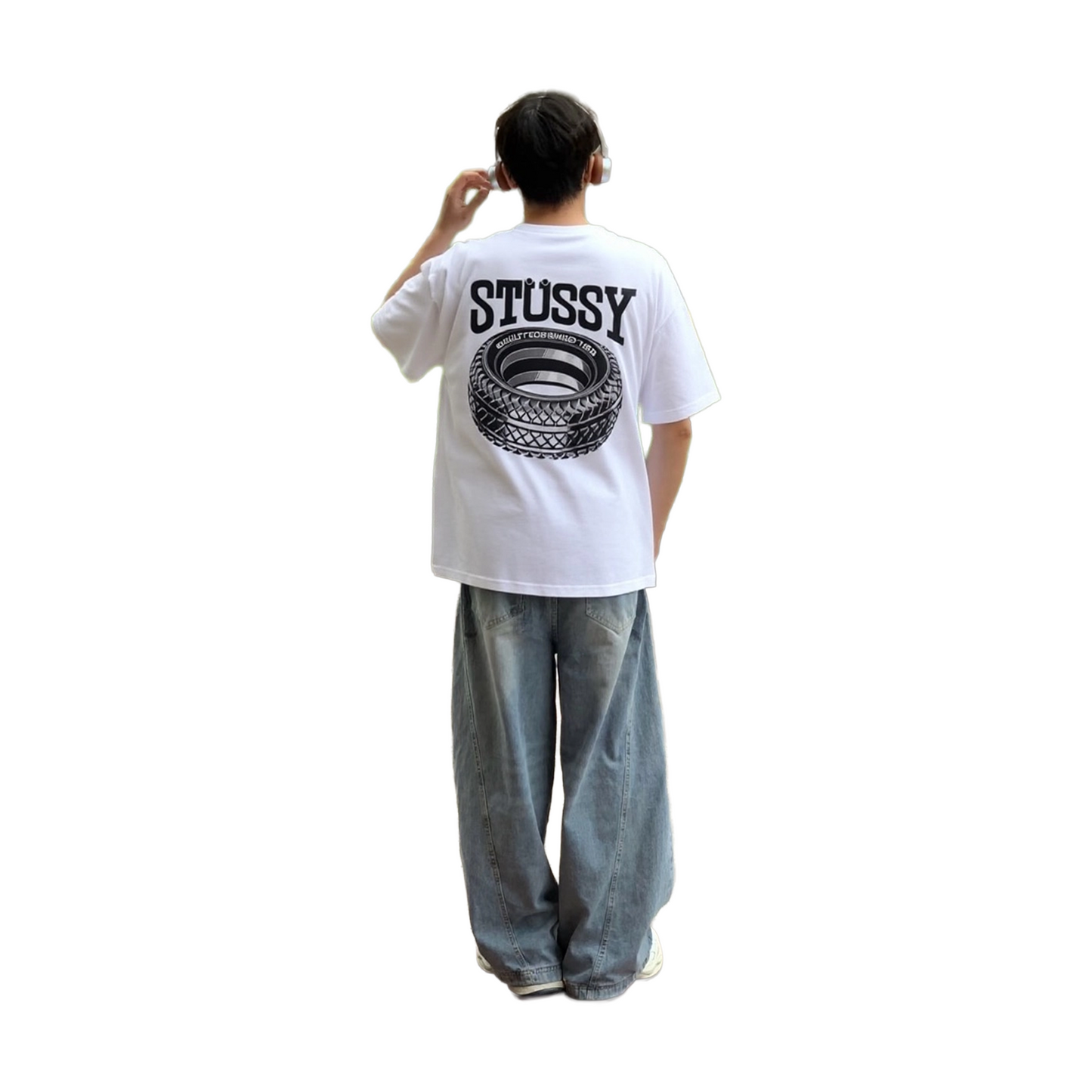 Stüssy Tough Tread Tee White (SS25)