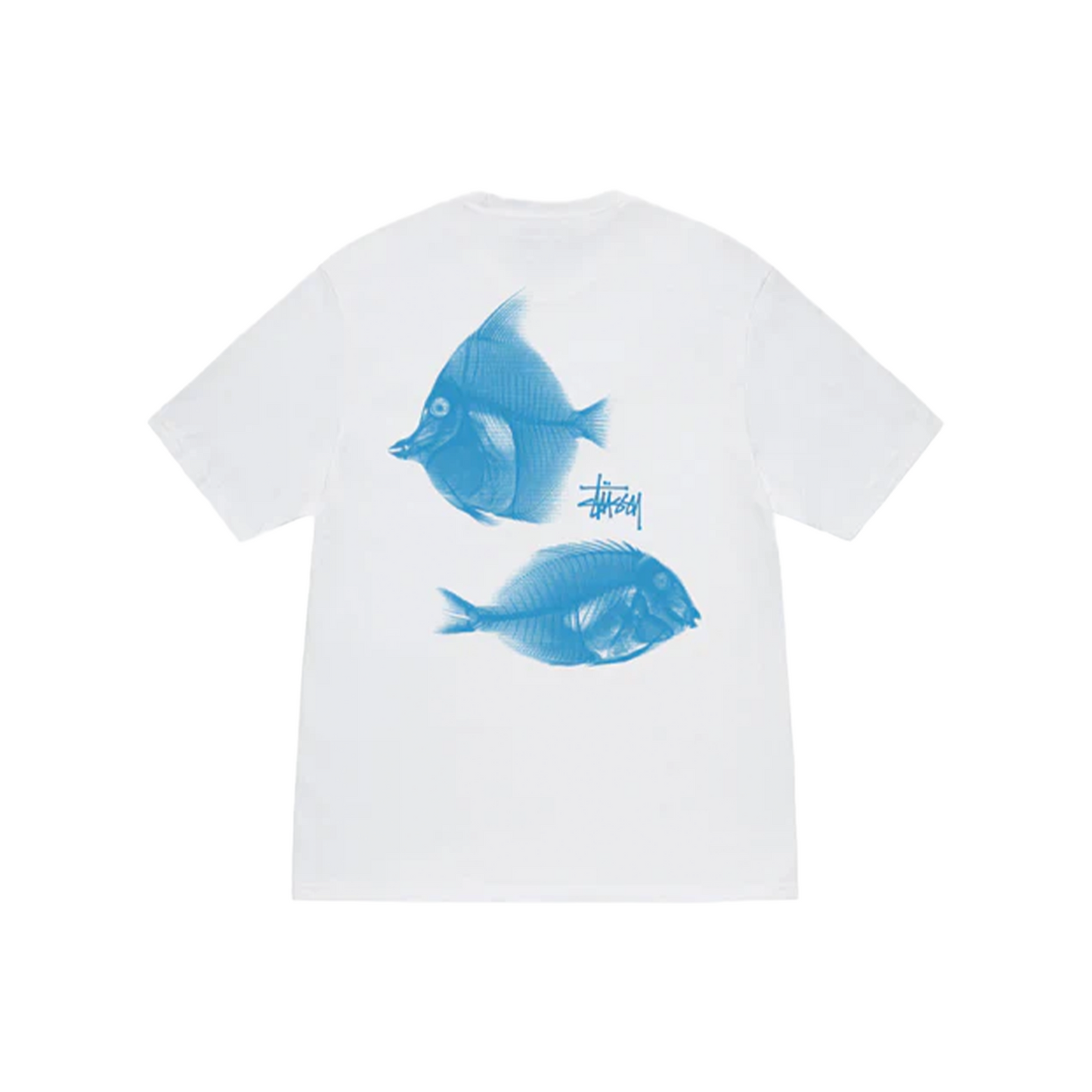 Stüssy X-Ray Fishin Tee White (SS25)