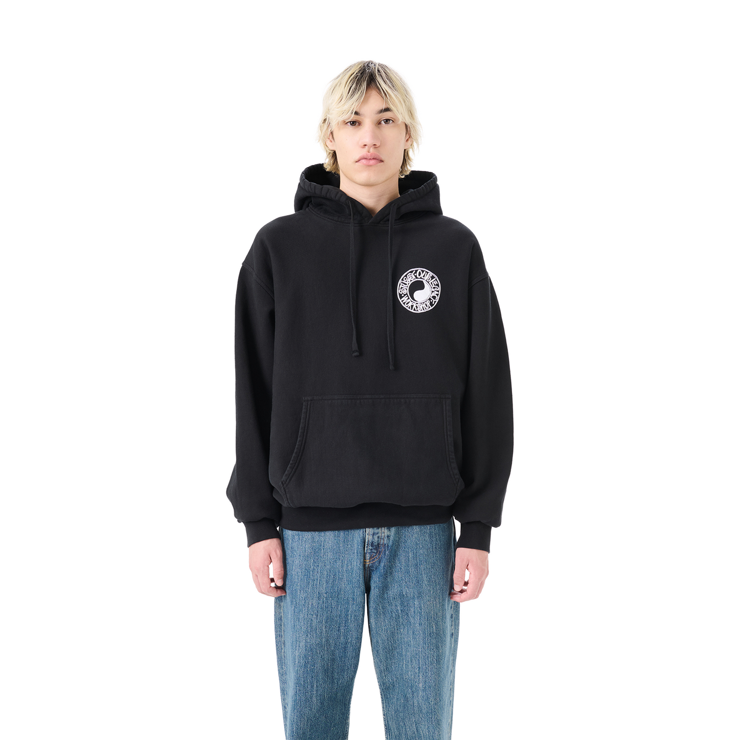 Stussy x Our Legacy Work Shop Buana Pigment Dyed Hoodie Black (FW24)