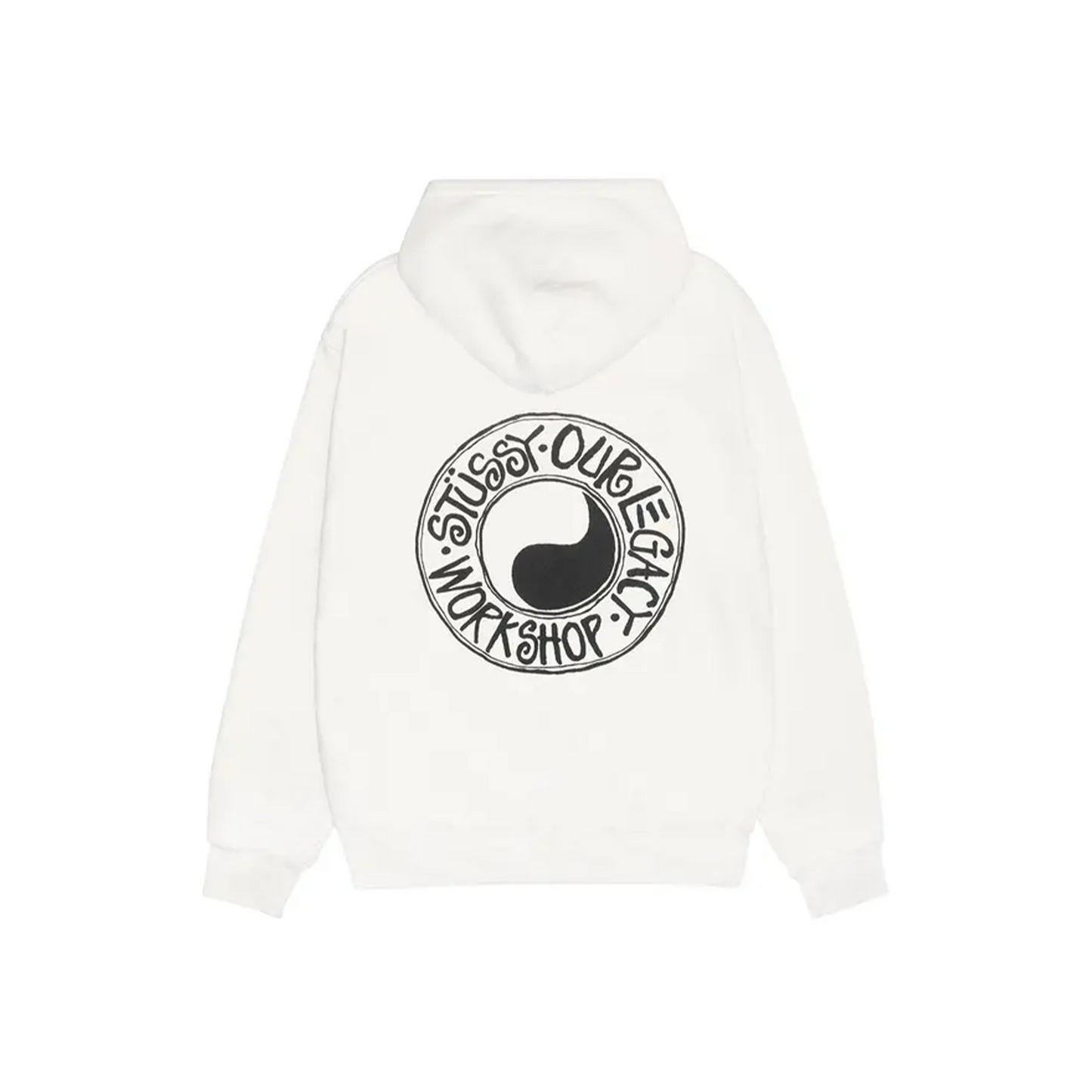 Stussy x Our Legacy Work Shop Buana Pigment Dyed Hoodie White (FW24)