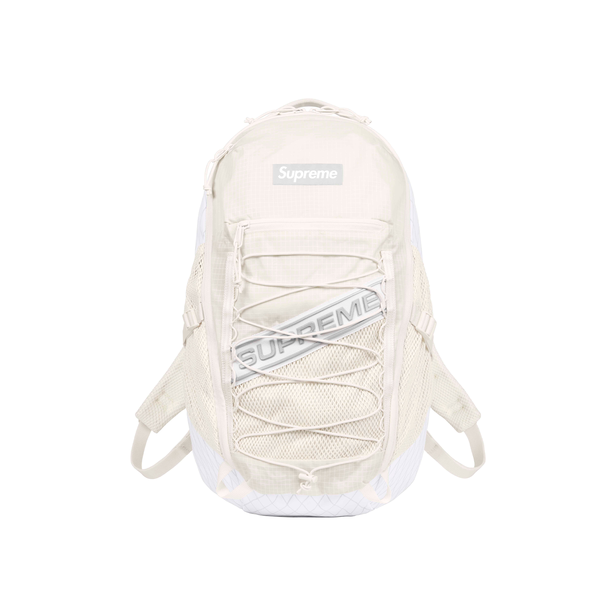 Supreme Backpack White (FW23) – STEALPLUG KL - Main Image