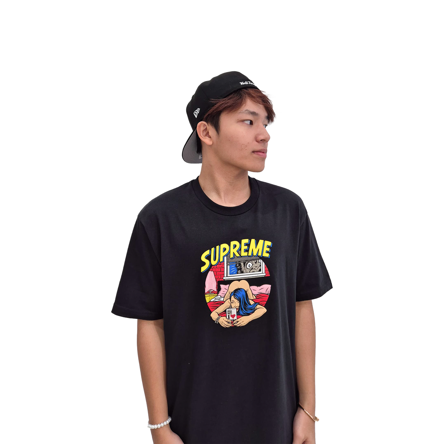 Supreme Bedroom Tee Black (SS25)