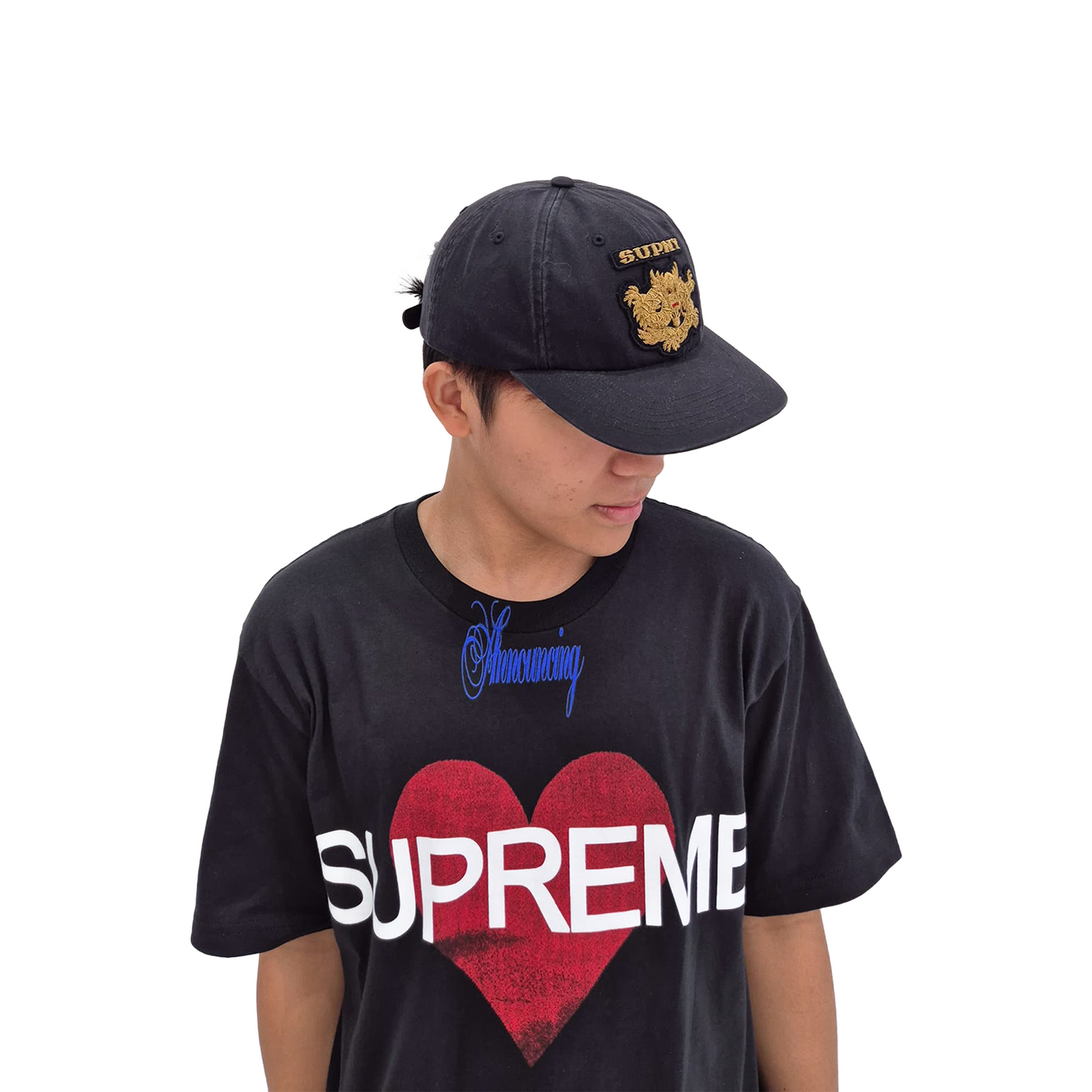 Supreme Billion Dragon 6-Panel Cap Black (SS25)