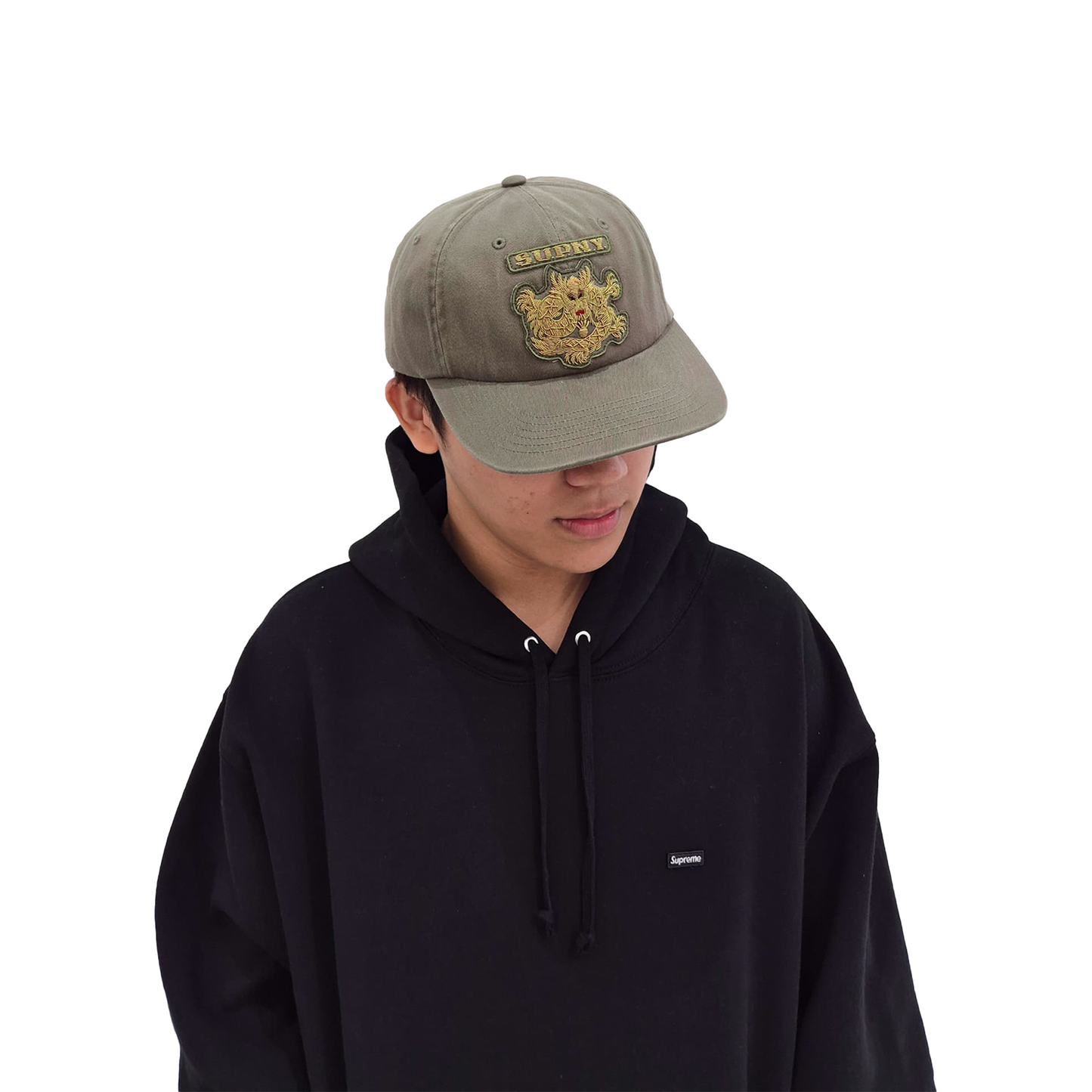 Supreme Billion Dragon 6-Panel Cap Olive (SS25)