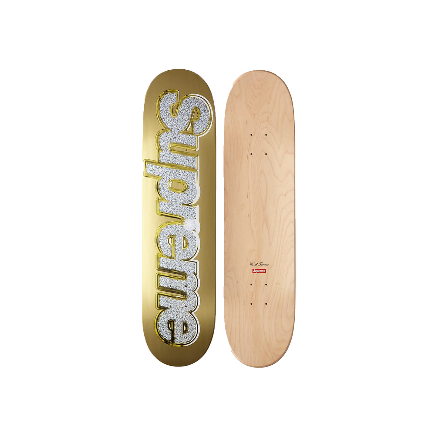 Supreme Bling Skateboard Gold (SS22)