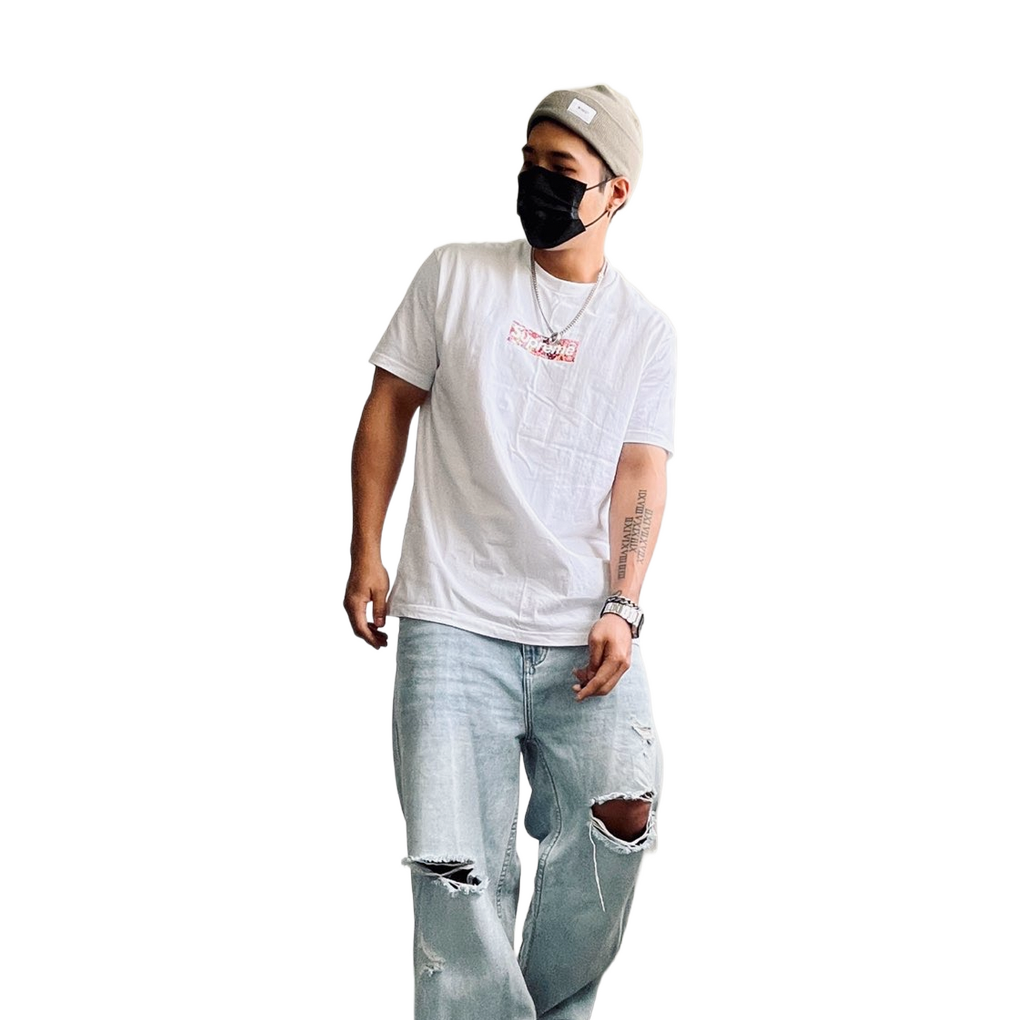 Supreme COVID-19 Relief Box Logo Tee White (SS20)