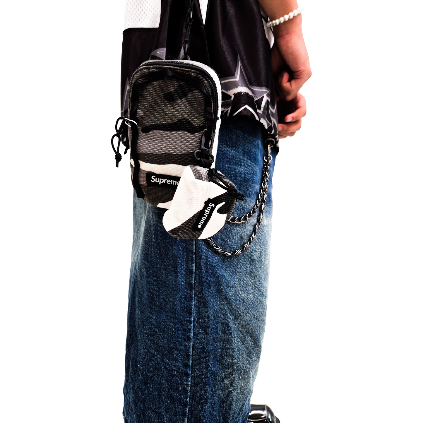 Supreme Camera Bag + Mini Pouch Snow Camo (SS25)