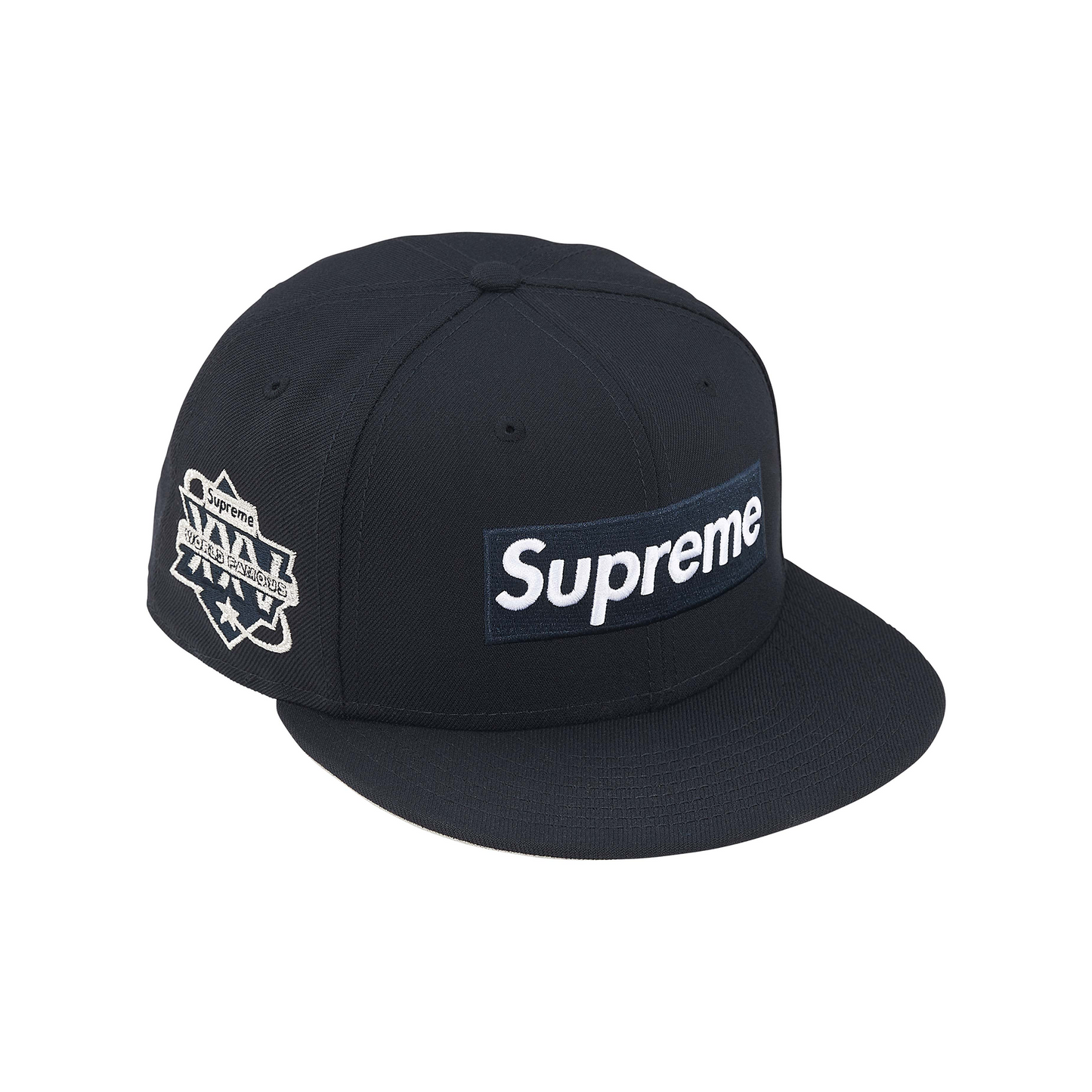 Supreme Championship Box Logo New Era Cap Navy (SS25)