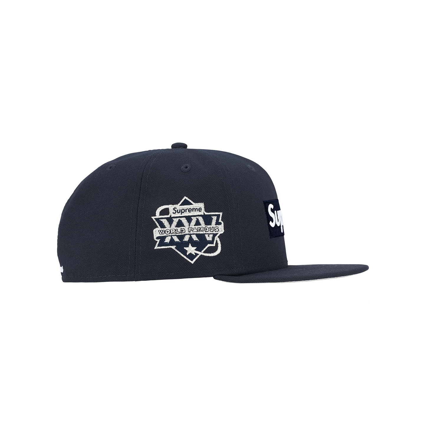 Supreme Championship Box Logo New Era Cap Navy (SS25)