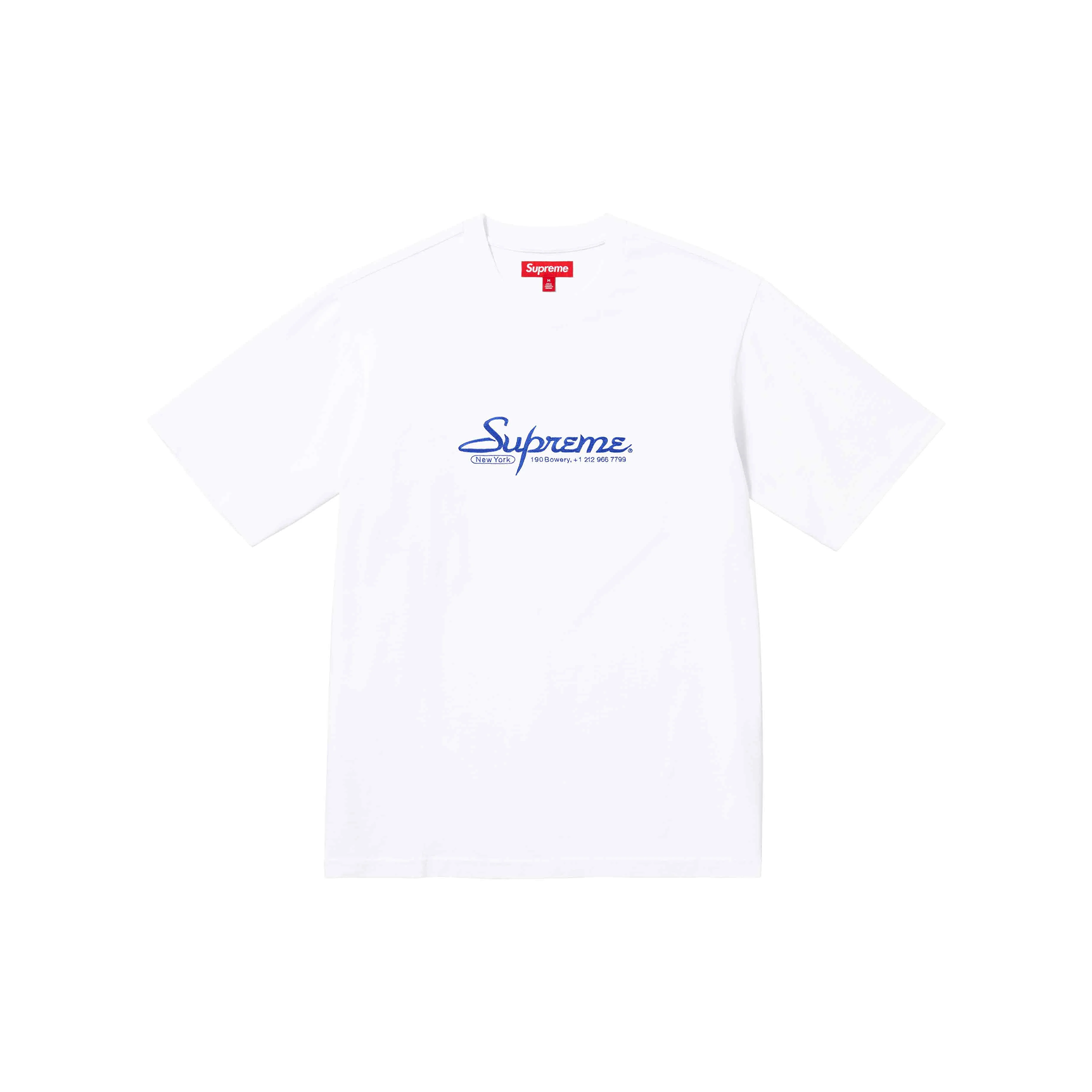 Supreme Contact Tee White SS24 STEALPLUG KL