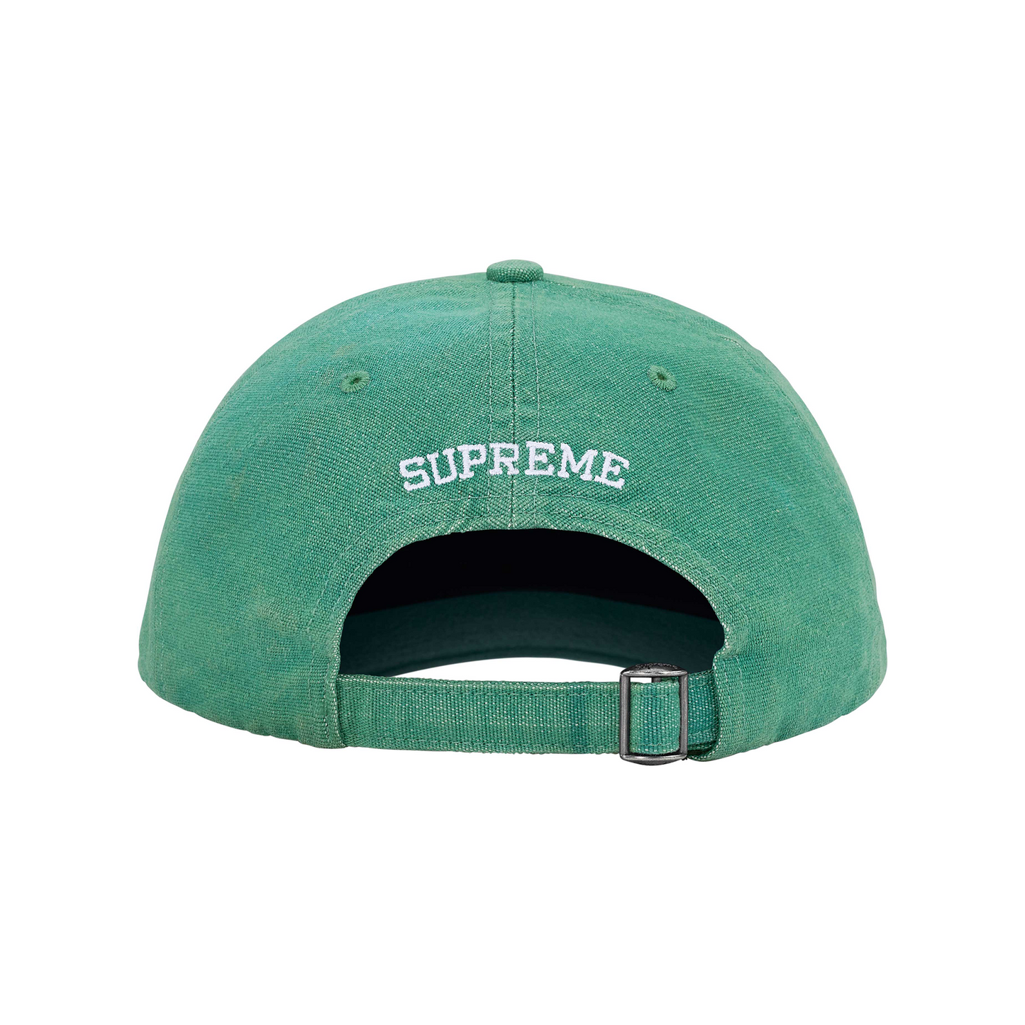 Supreme Cordura Denim S Logo 6-Panel Cap Green (SS25)