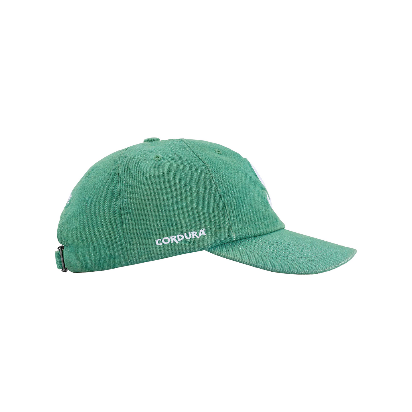 Supreme Cordura Denim S Logo 6-Panel Cap Green (SS25)