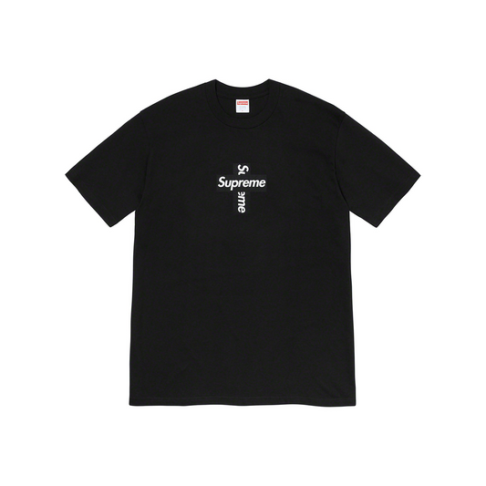 Supreme Cross Box Logo Tee Black (FW20)