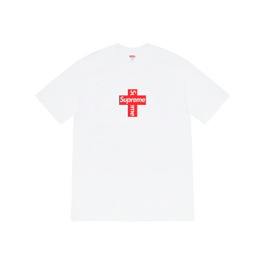 Supreme Cross Box Logo Tee White (FW20)