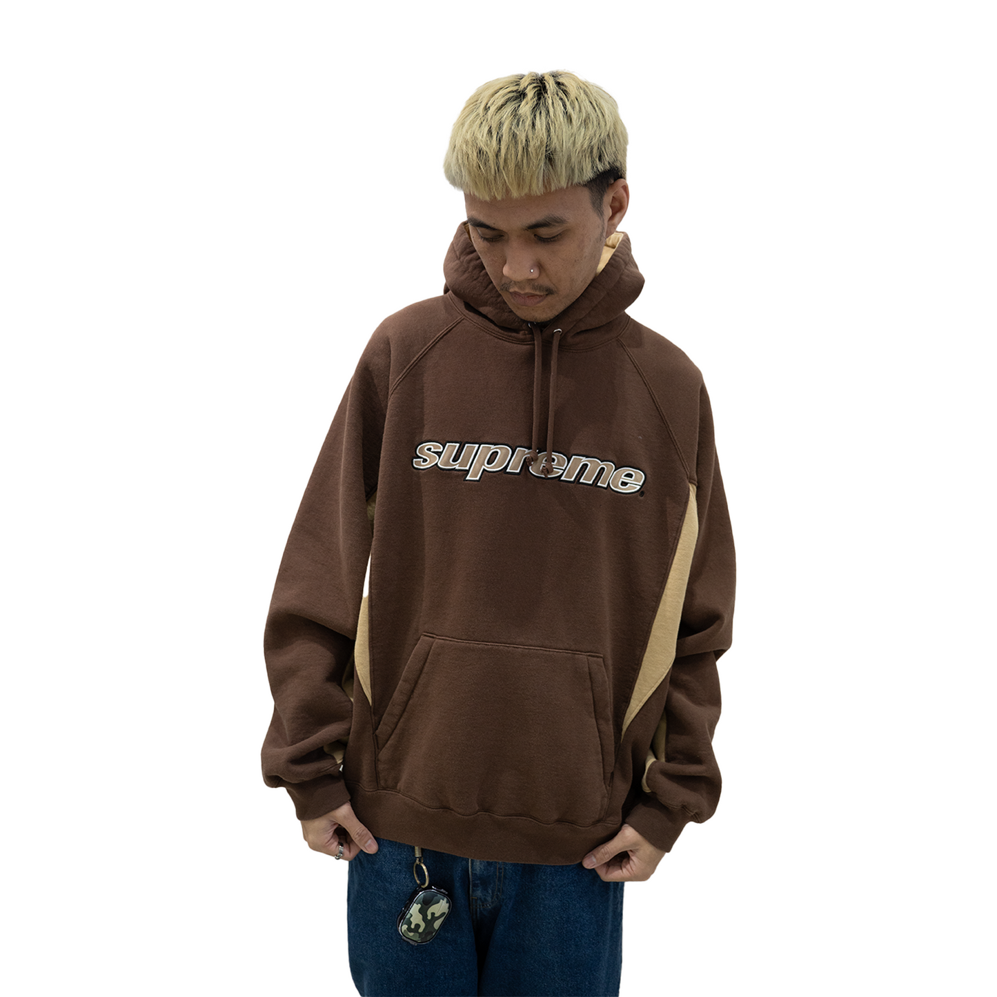 Supreme Division Hoodie Brown (FW24)