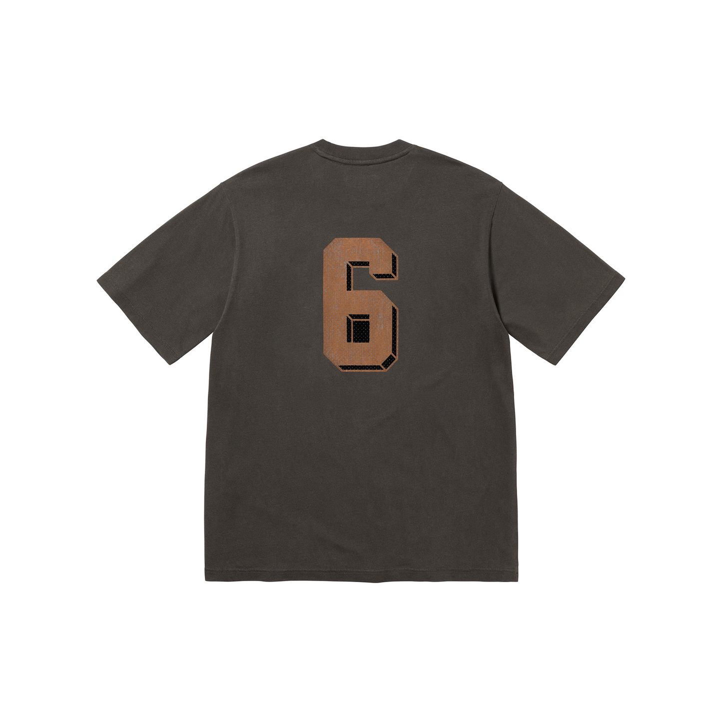 Supreme Flocked Washed S/S Tee Black (SS25)