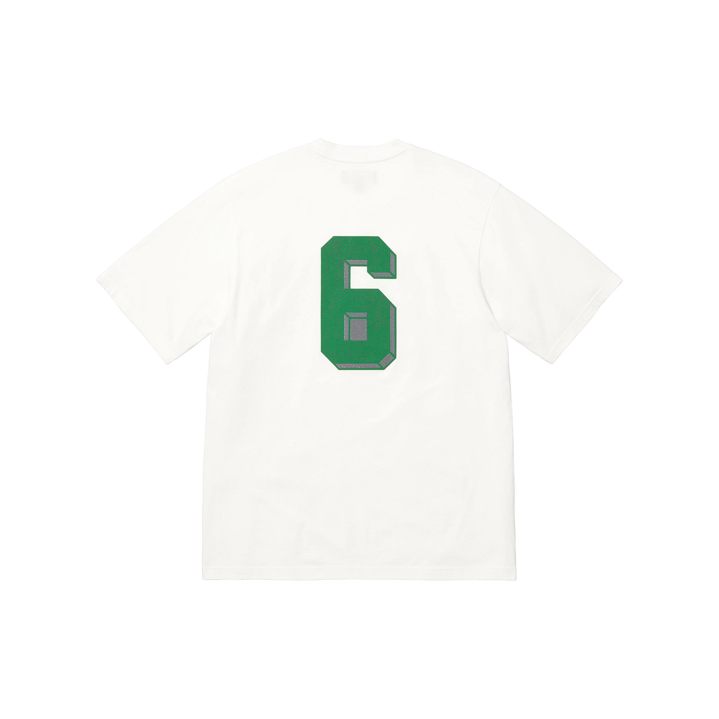 Supreme Flocked Washed S/S Tee White (SS25)
