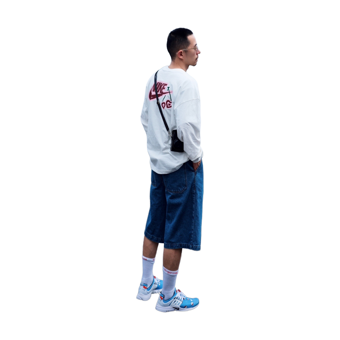 Supreme Hanes Crew Socks (4 Pack) White (SS24)