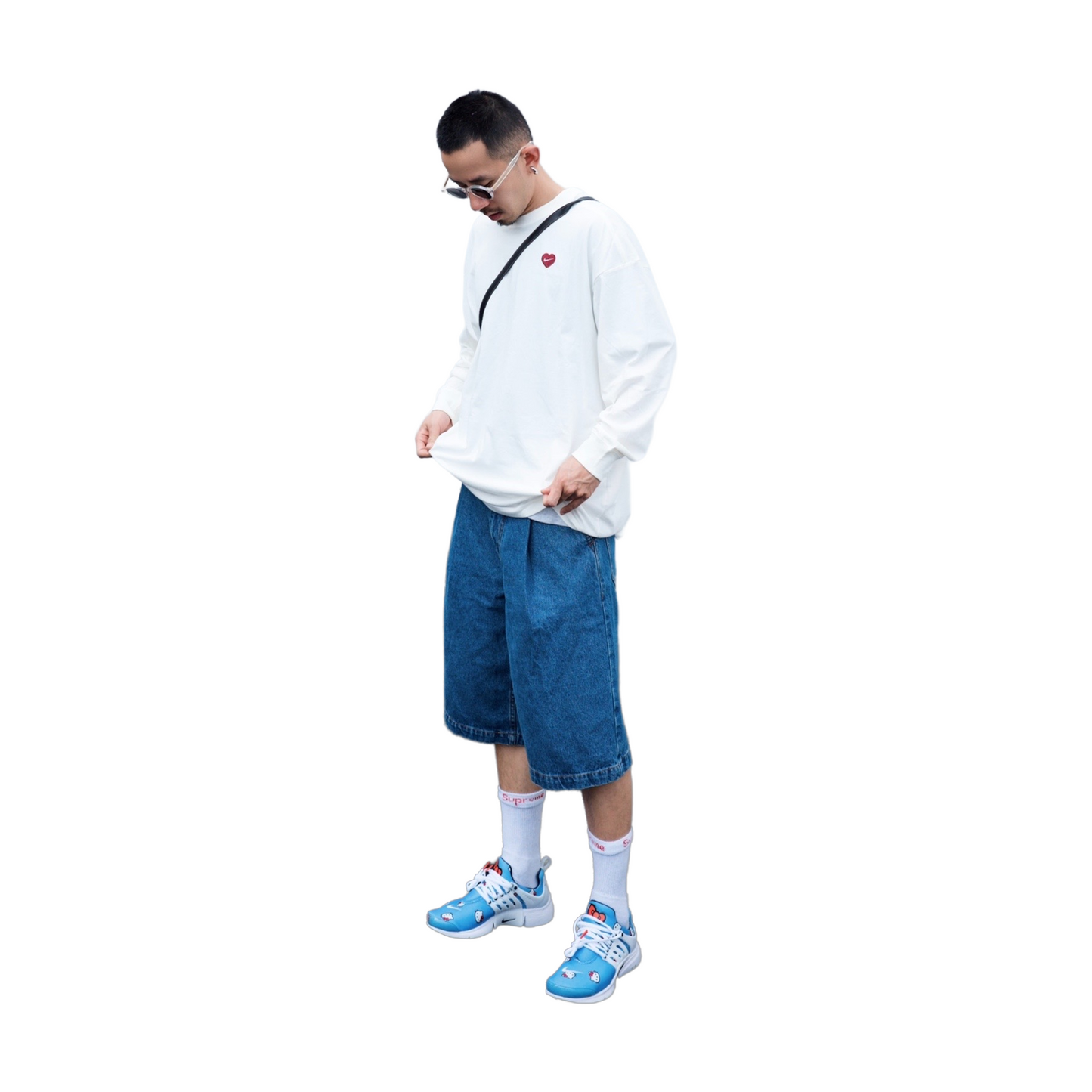 Supreme Hanes Crew Socks (4 Pack) White (SS24)