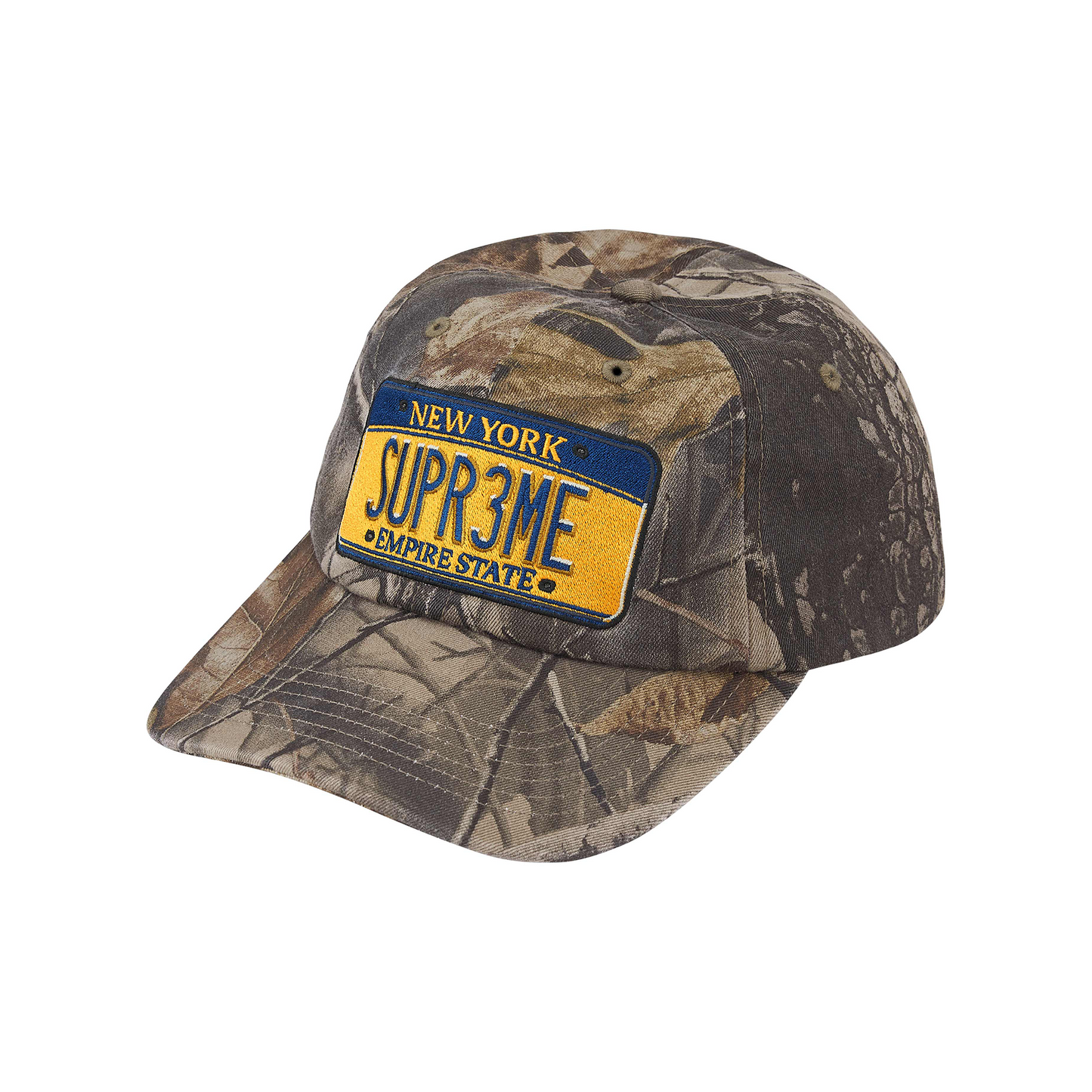 Supreme License Plate 6-Panel Cap Realtree® Hardwoods Camo (SS25)