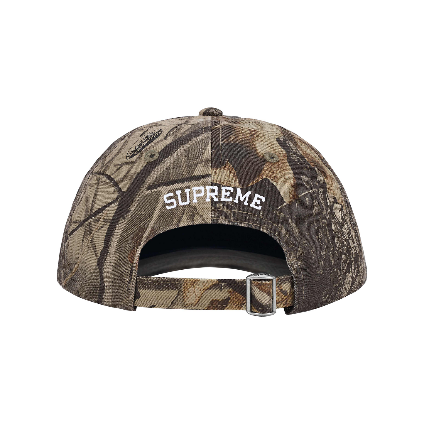 Supreme License Plate 6-Panel Cap Realtree® Hardwoods Camo (SS25)