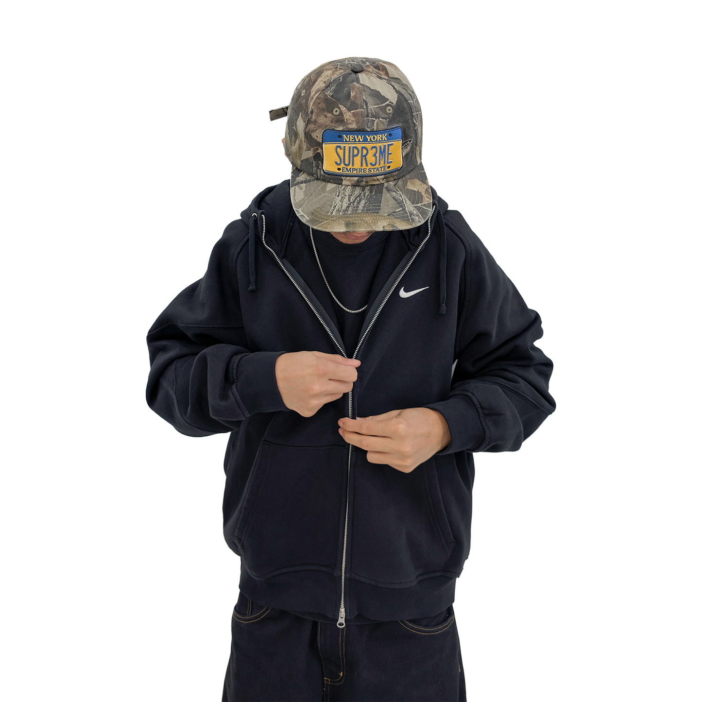 Supreme License Plate 6-Panel Cap Realtree® Hardwoods Camo (SS25)
