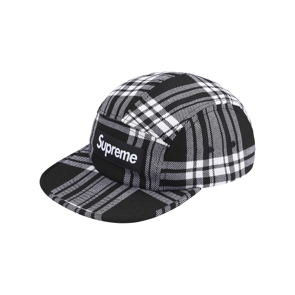 Supreme Lochcarron Camp Cap Black (FW25)