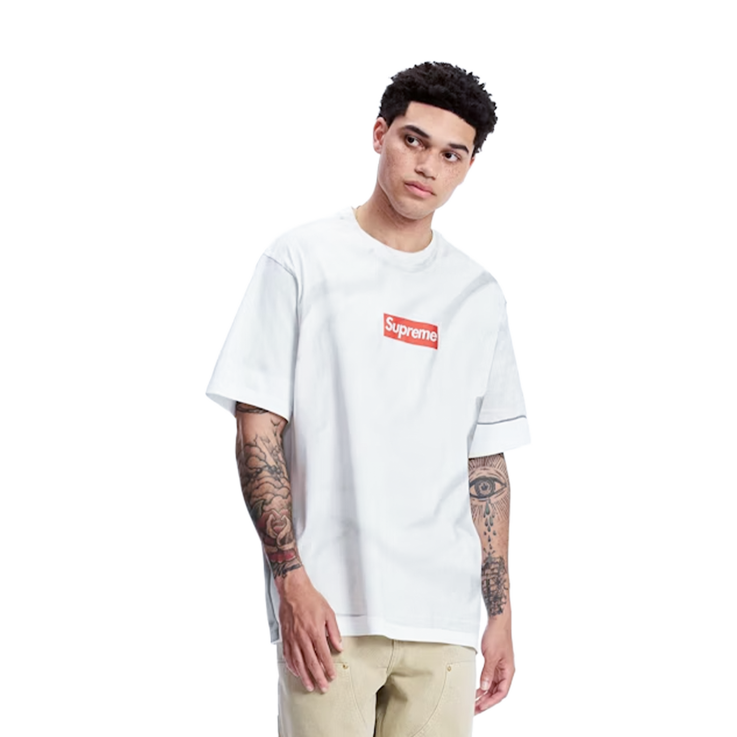 Supreme MM6 Maison Margiela Box Logo Tee White (SS24)