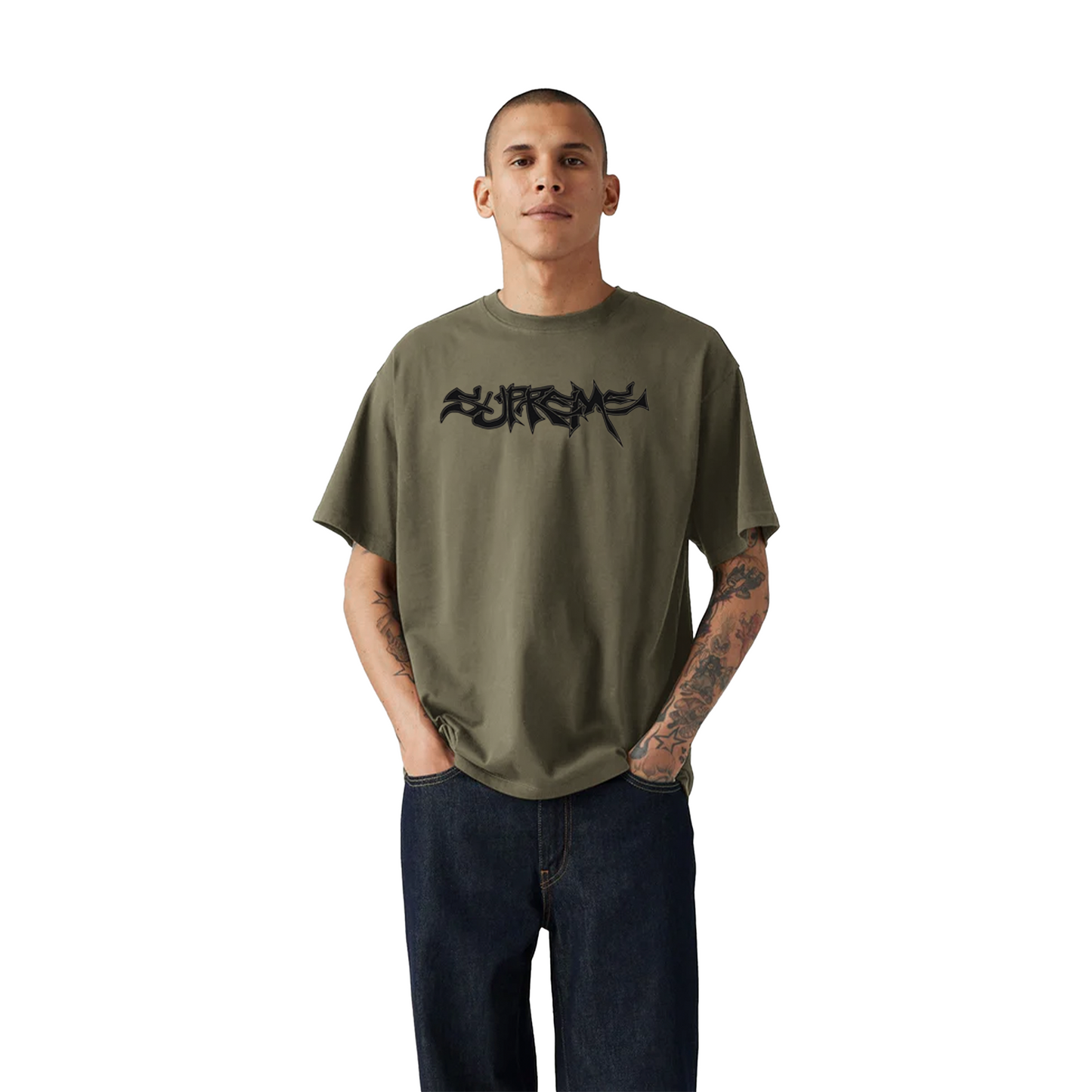 Supreme Mental S/S Tee Olive (SS25)