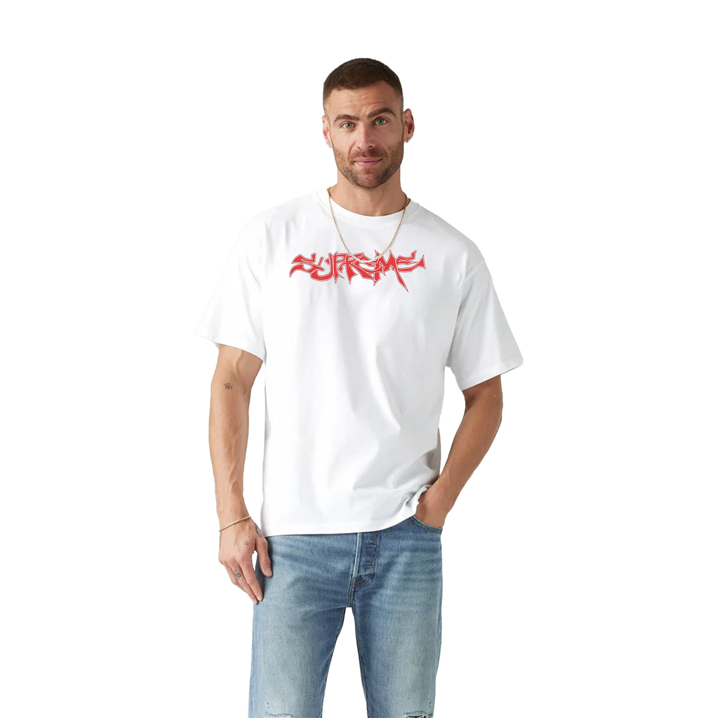 Supreme Mental S/S Tee White (SS25)