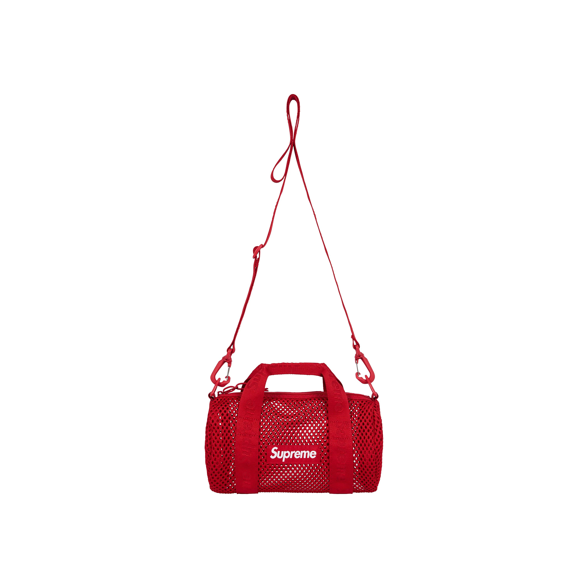 Supreme Mesh Mini Duffle Bag Red (SS25) – STEALPLUG KL