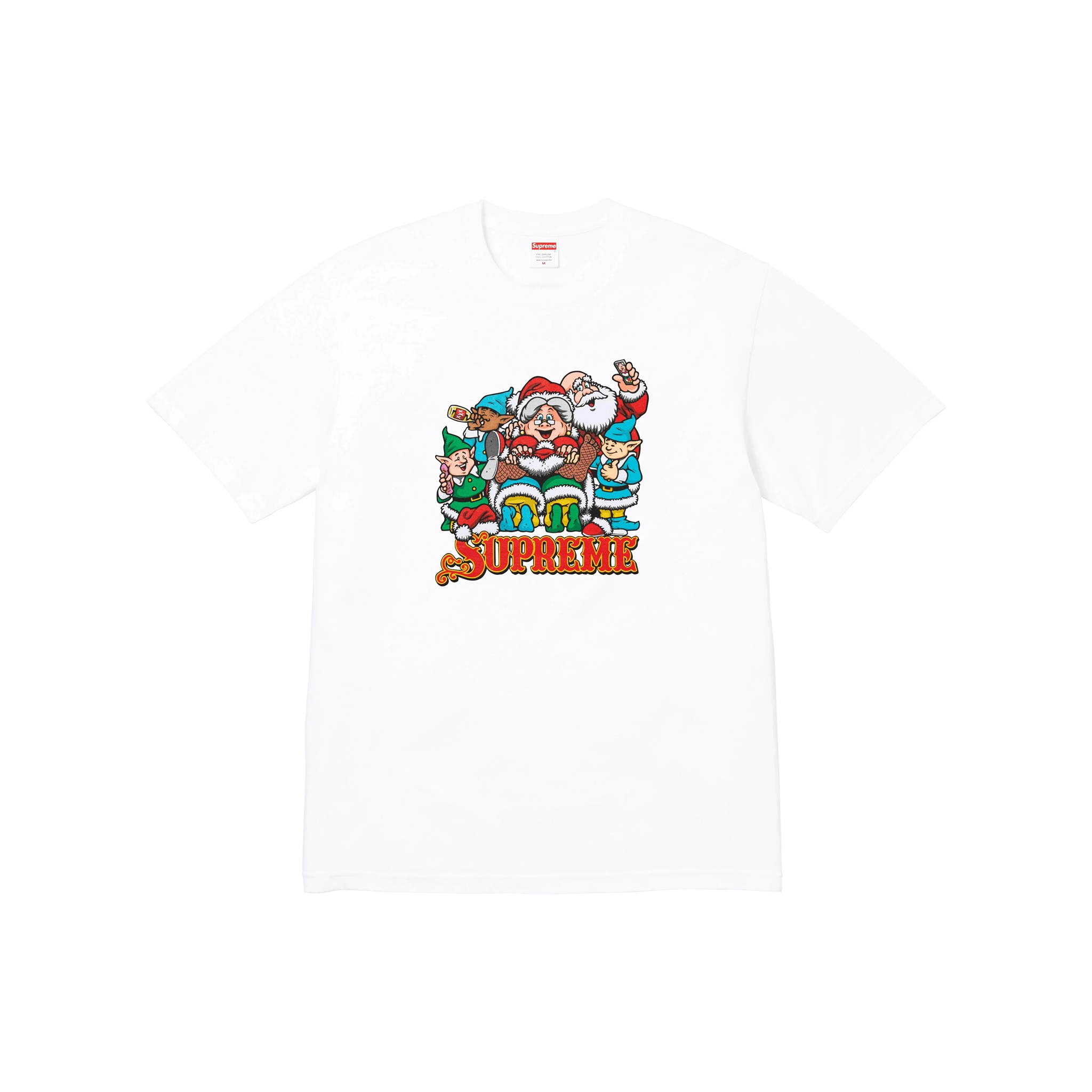 Supreme Naughty Tee White (FW25) – STEALPLUG KL