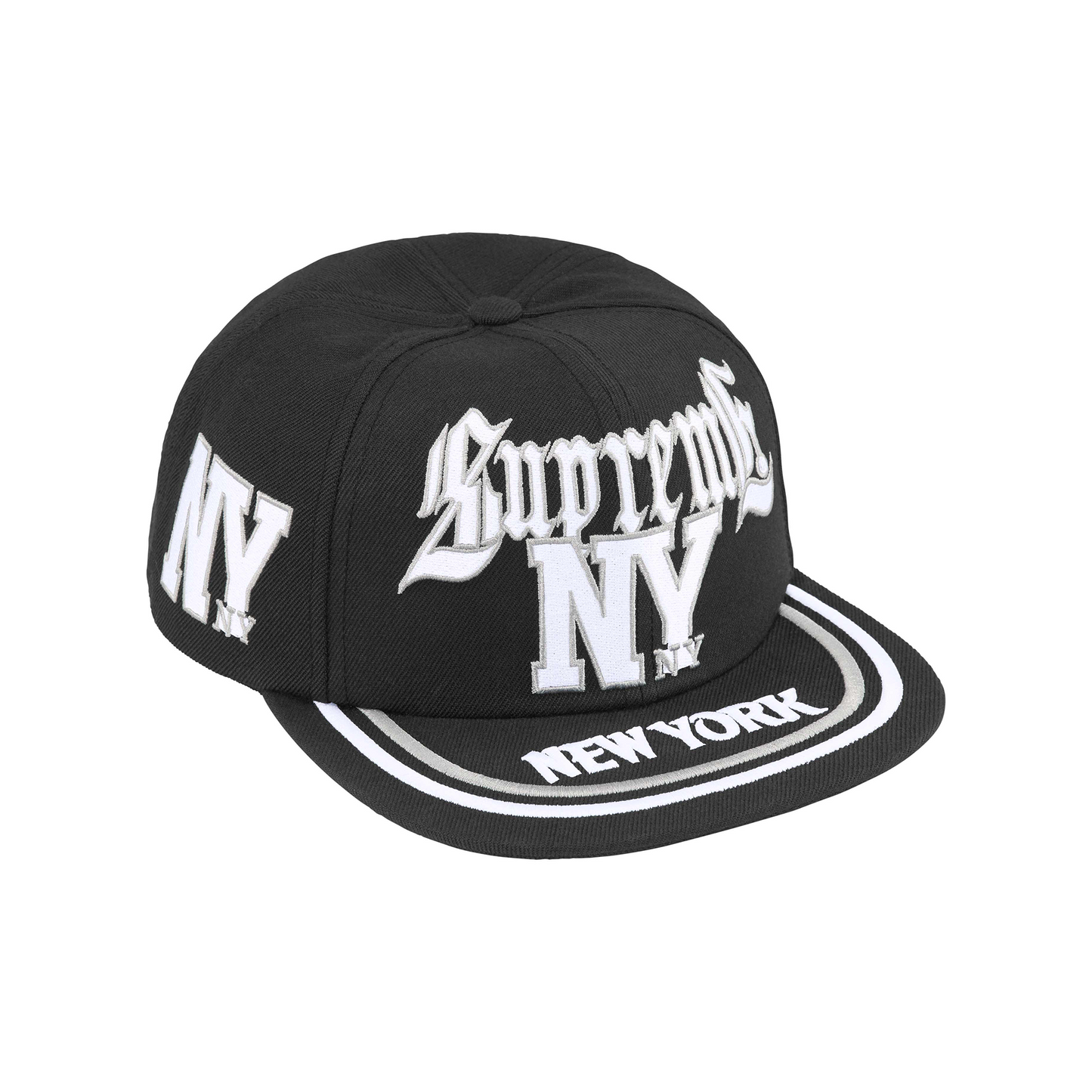 Supreme New York 6-Panel Cap Black (SS25)