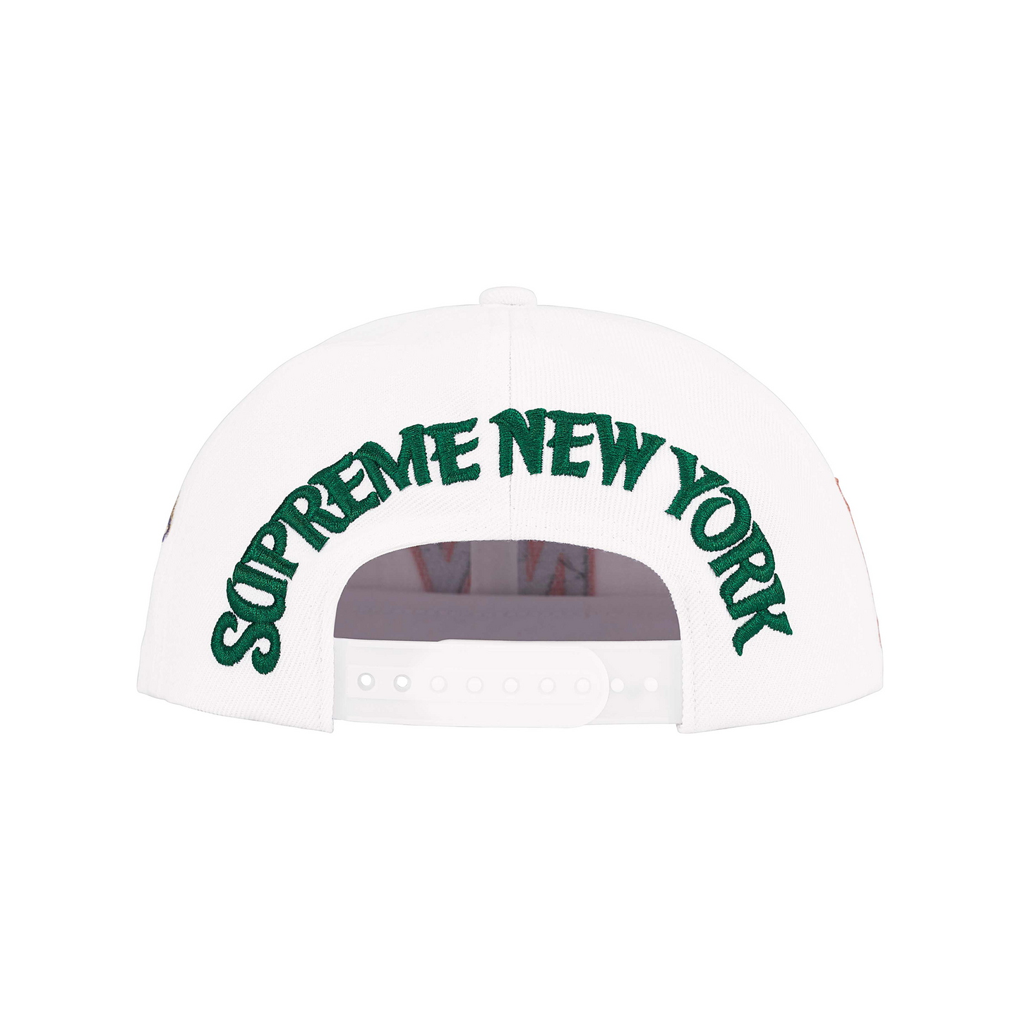 Supreme New York 6-Panel Cap White (SS25)