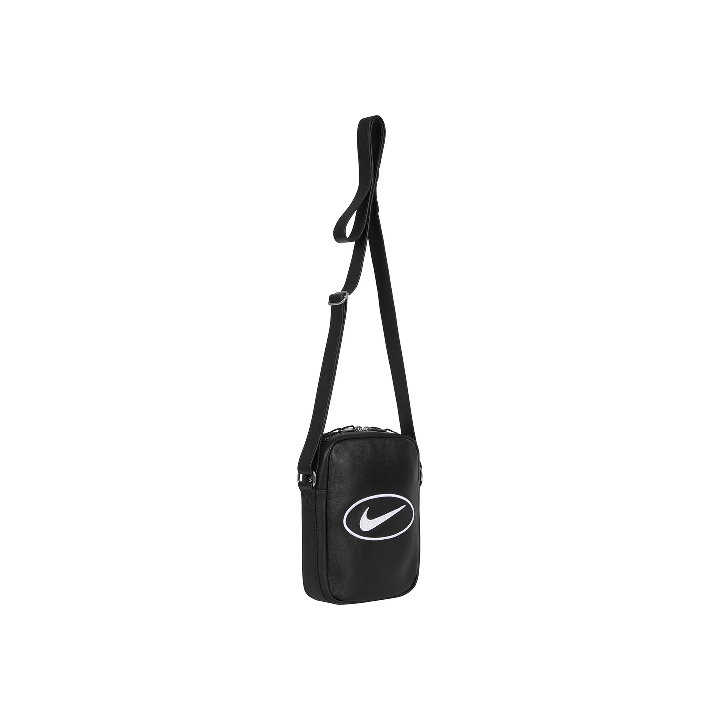 Supreme Nike Leather Shoulder Bag Black (SS25)