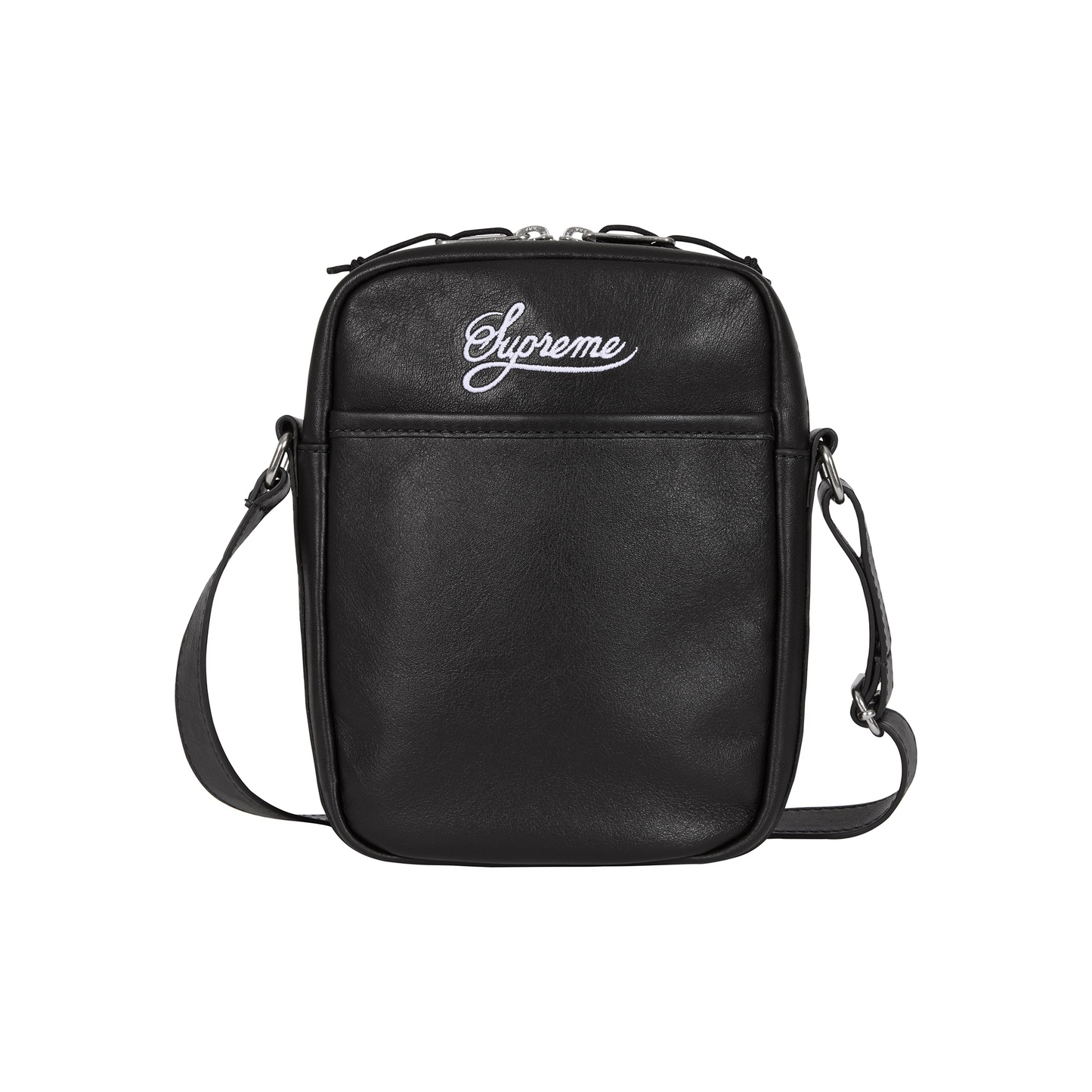 Supreme Nike Leather Shoulder Bag Black (SS25)