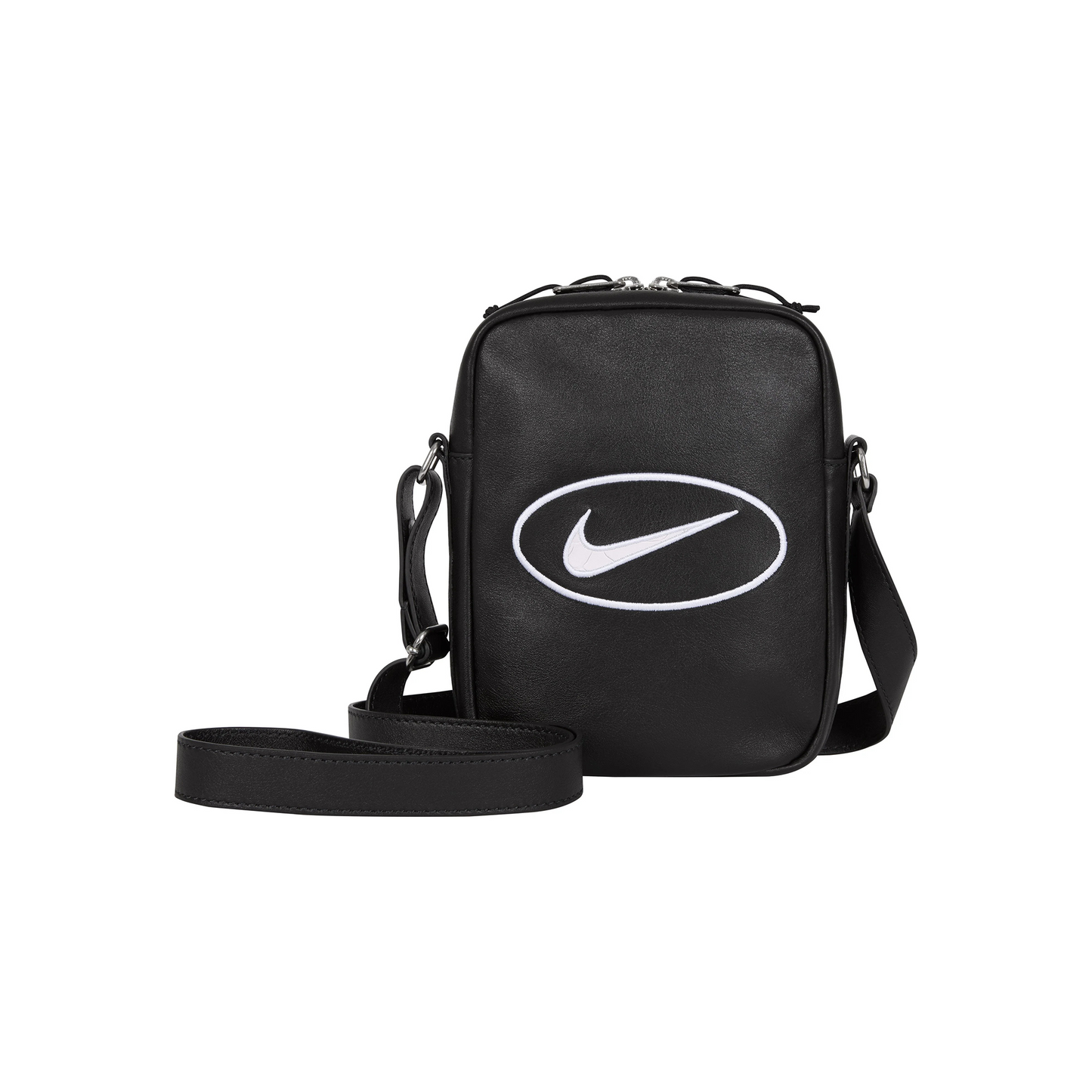Supreme Nike Leather Shoulder Bag Black (SS25)