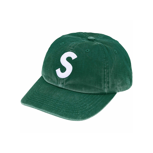 Supreme Pigment Coated S Logo 6-Panel Cap Dark Green (SS25)