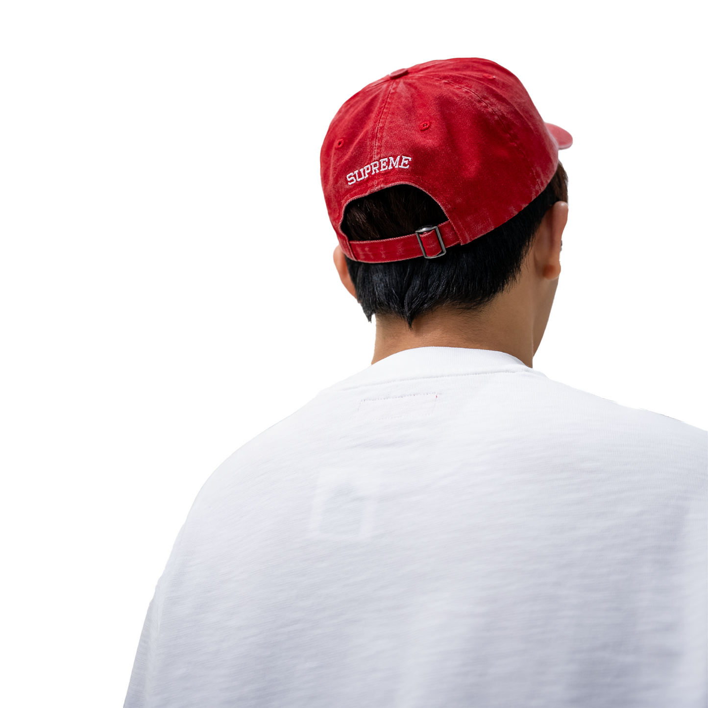 Supreme Pigment Coated S Logo 6-Panel Cap Red (SS25)