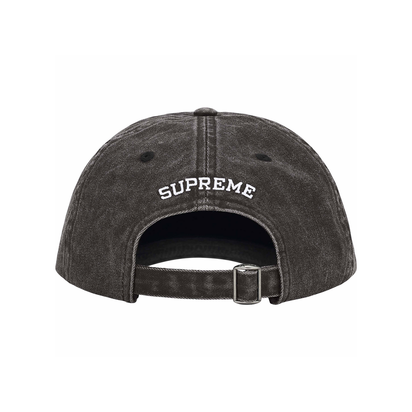 Supreme Pigment Dyed 6-Panel Cap Black (SS25)