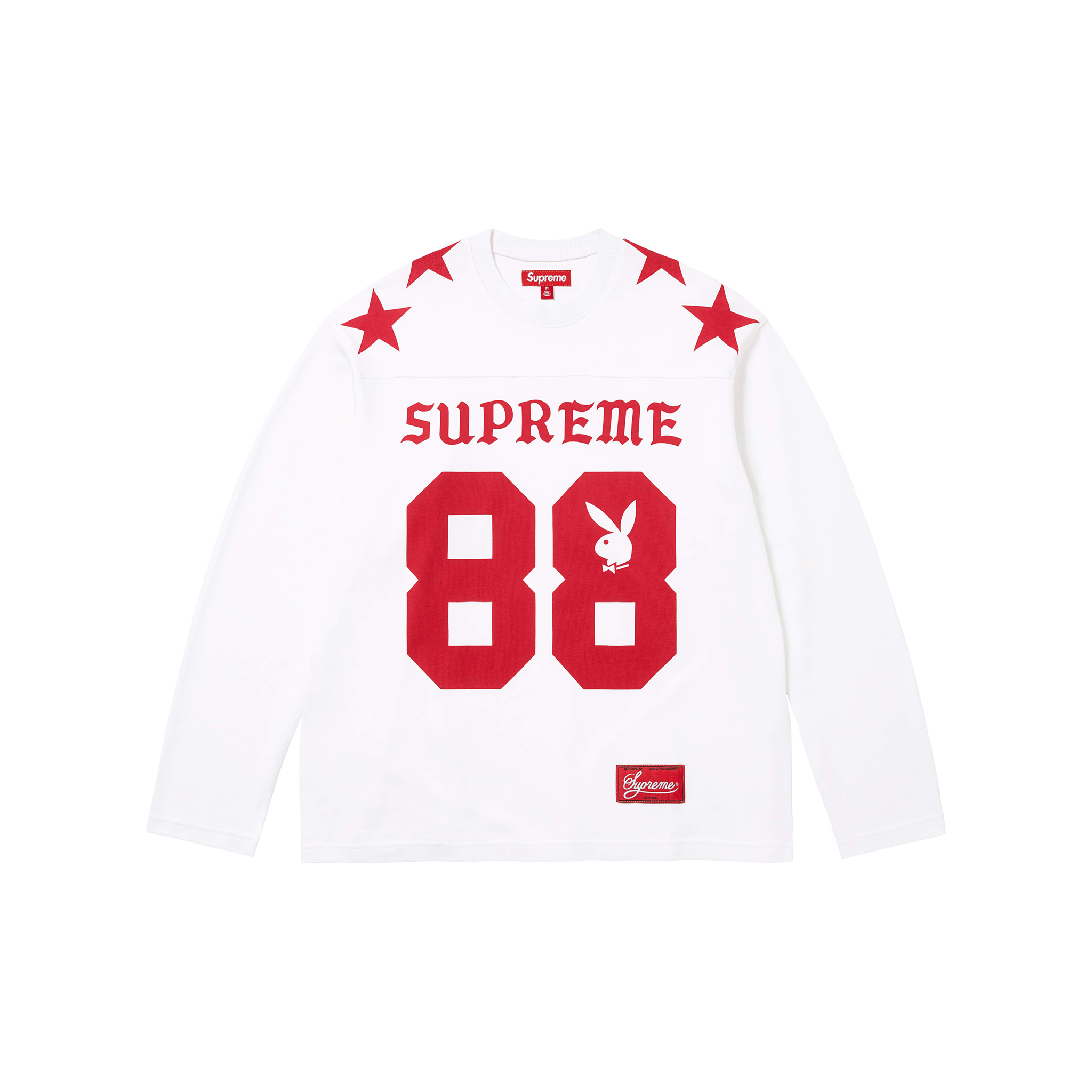 Supreme x Playboy® Long Sleeved Football Tee White (SS26