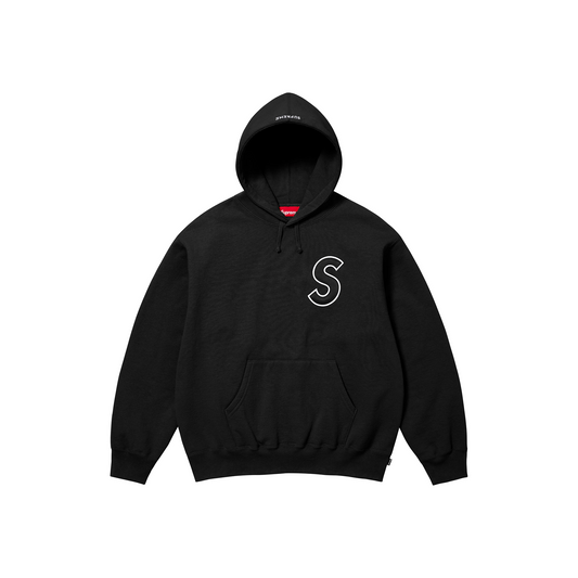Supreme S Logo Hoodie Black (SS25)