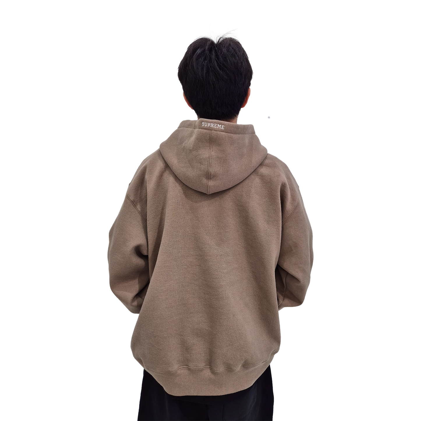 Supreme S Logo Hoodie Dusty Brown (SS25)