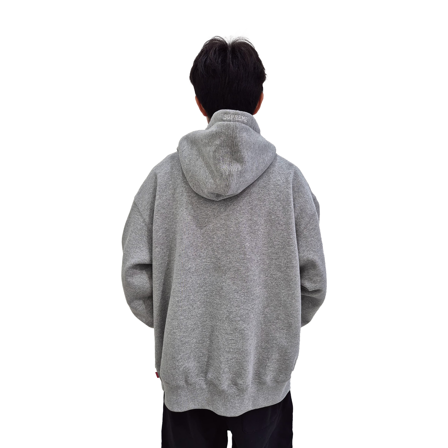 Supreme S Logo Hoodie Heather Grey (SS25)